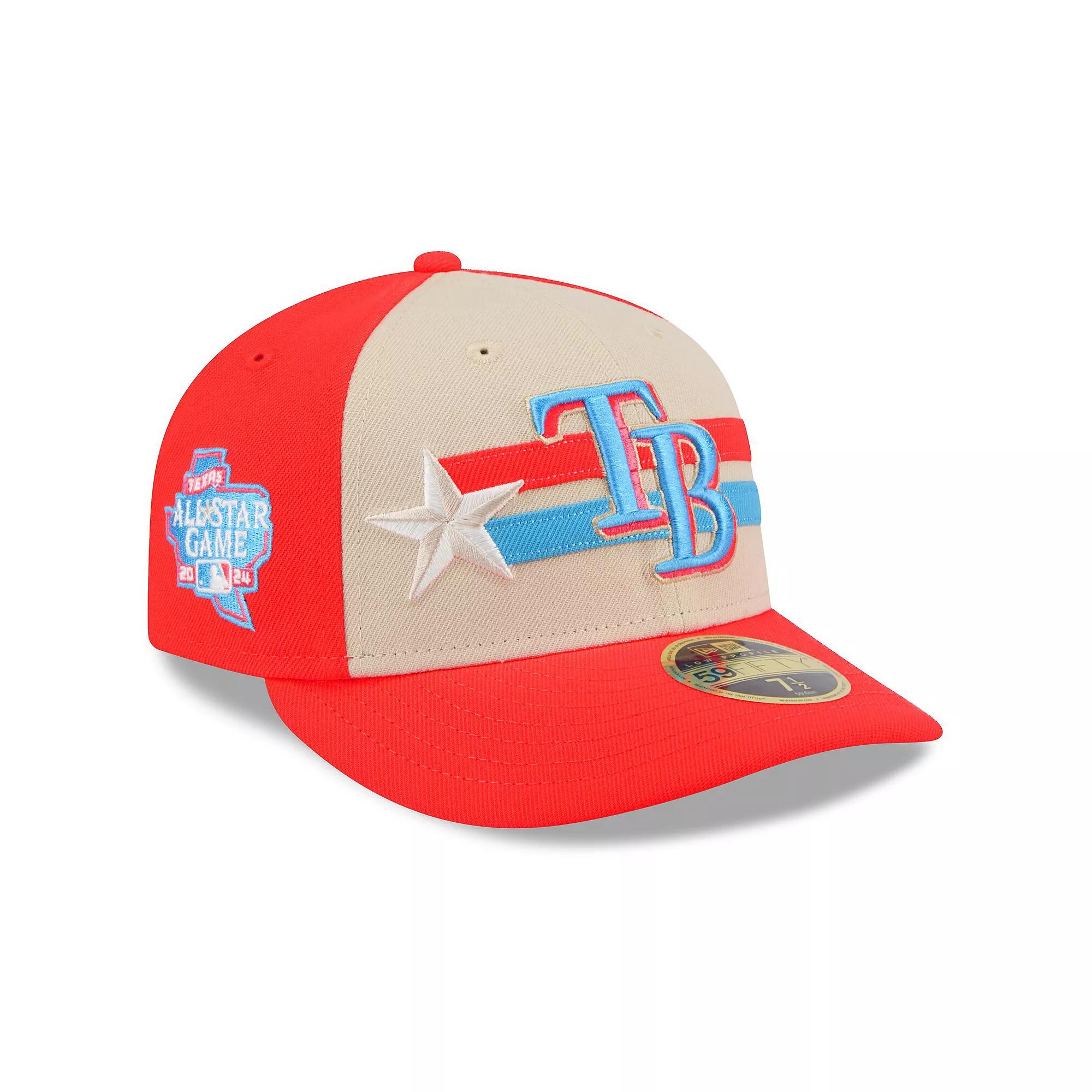 Men's New Era  Cream Tampa Bay Rays 2024 MLB All-Star Game  Low Profile 59FIFTY Fitted Hat, Size: 7 3/8, Team Product Image
