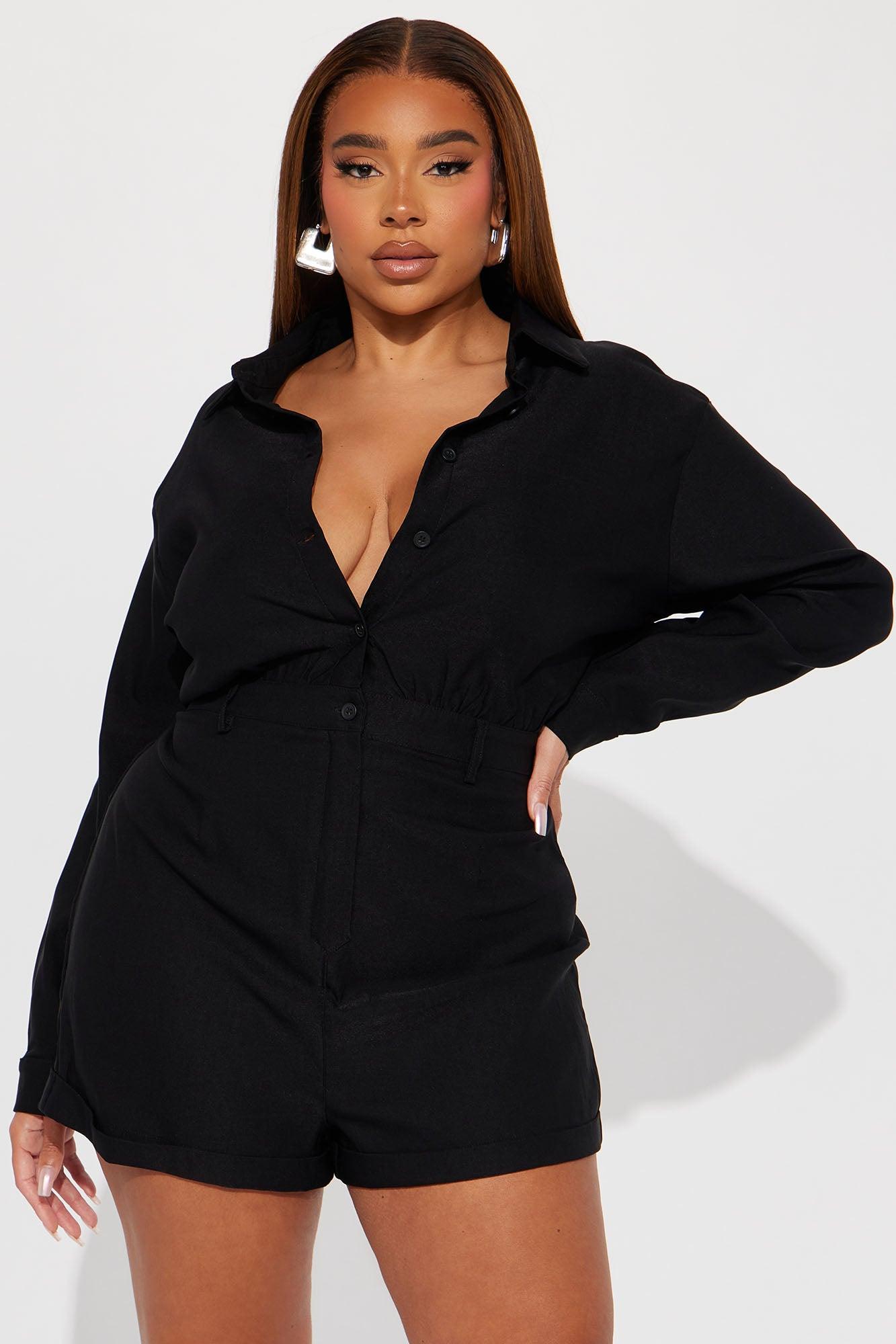 Always My Way Romper - Black Product Image