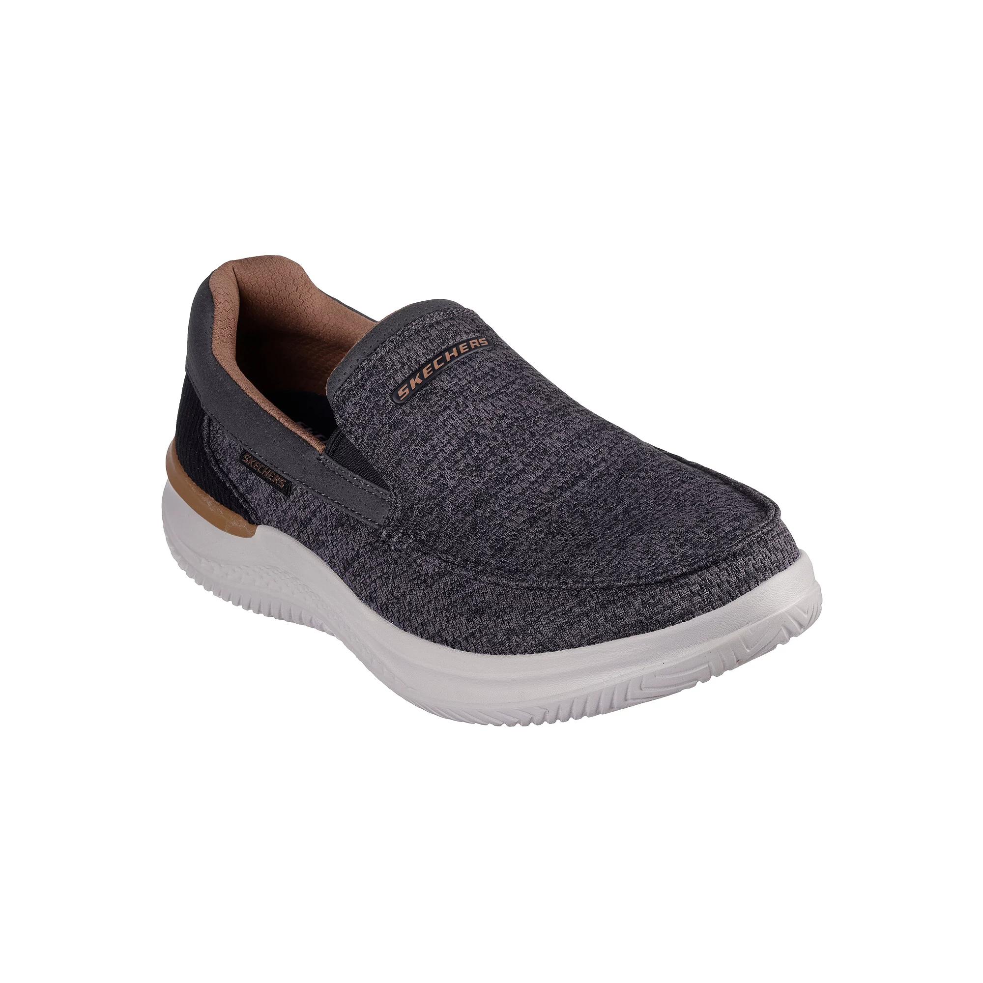 Skechers Relaxed Fit® Hasting Marco Men's Shoes, Size: 7, Gray Black Product Image