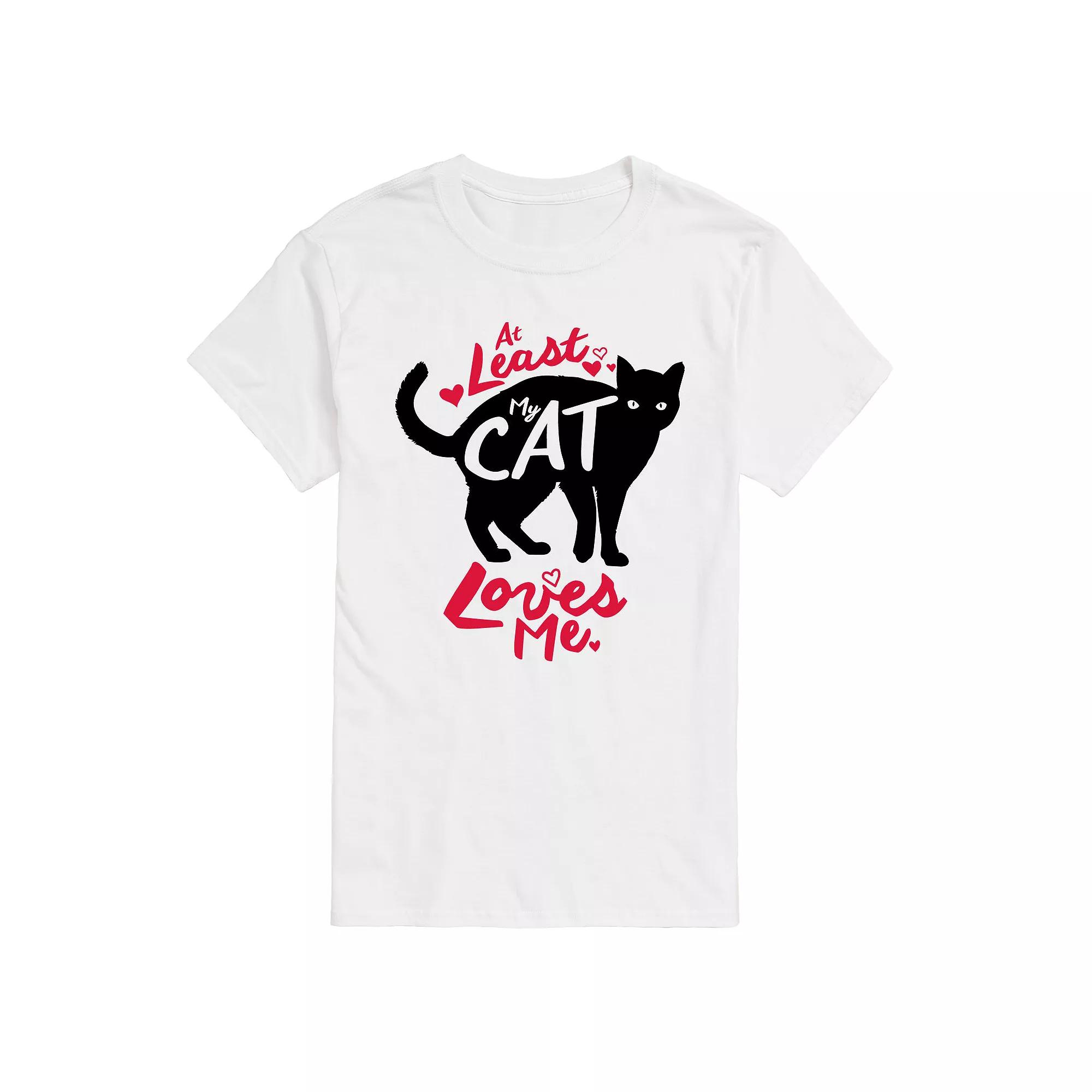 Men's At Least My Cat Loves Me Tee,  Product Image