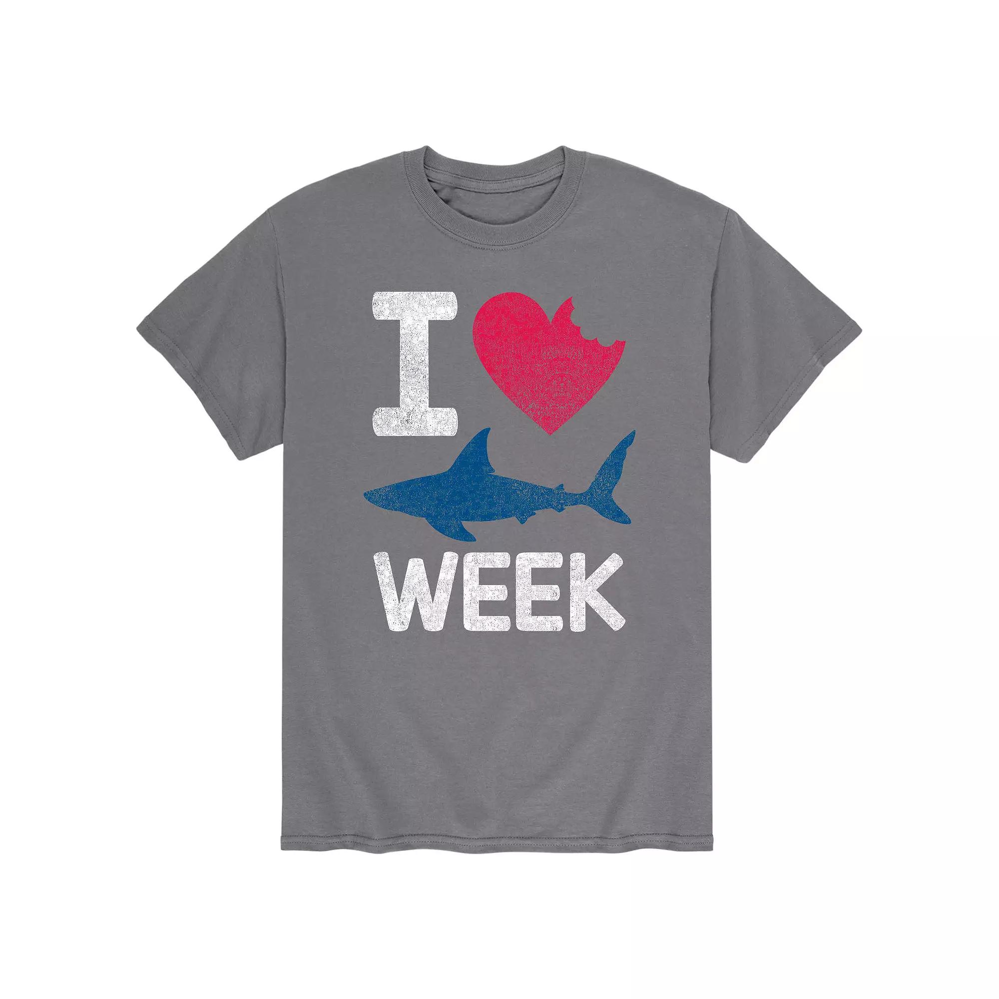 Men's I Heart Shark Week Tee,  Product Image