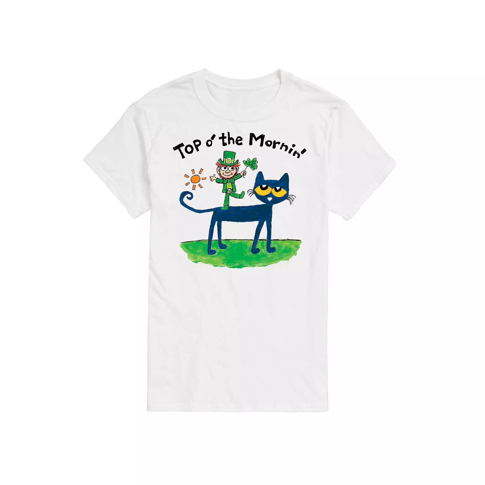 Men's Pete The Cat Mornin' Leprechaun Tee,  Product Image