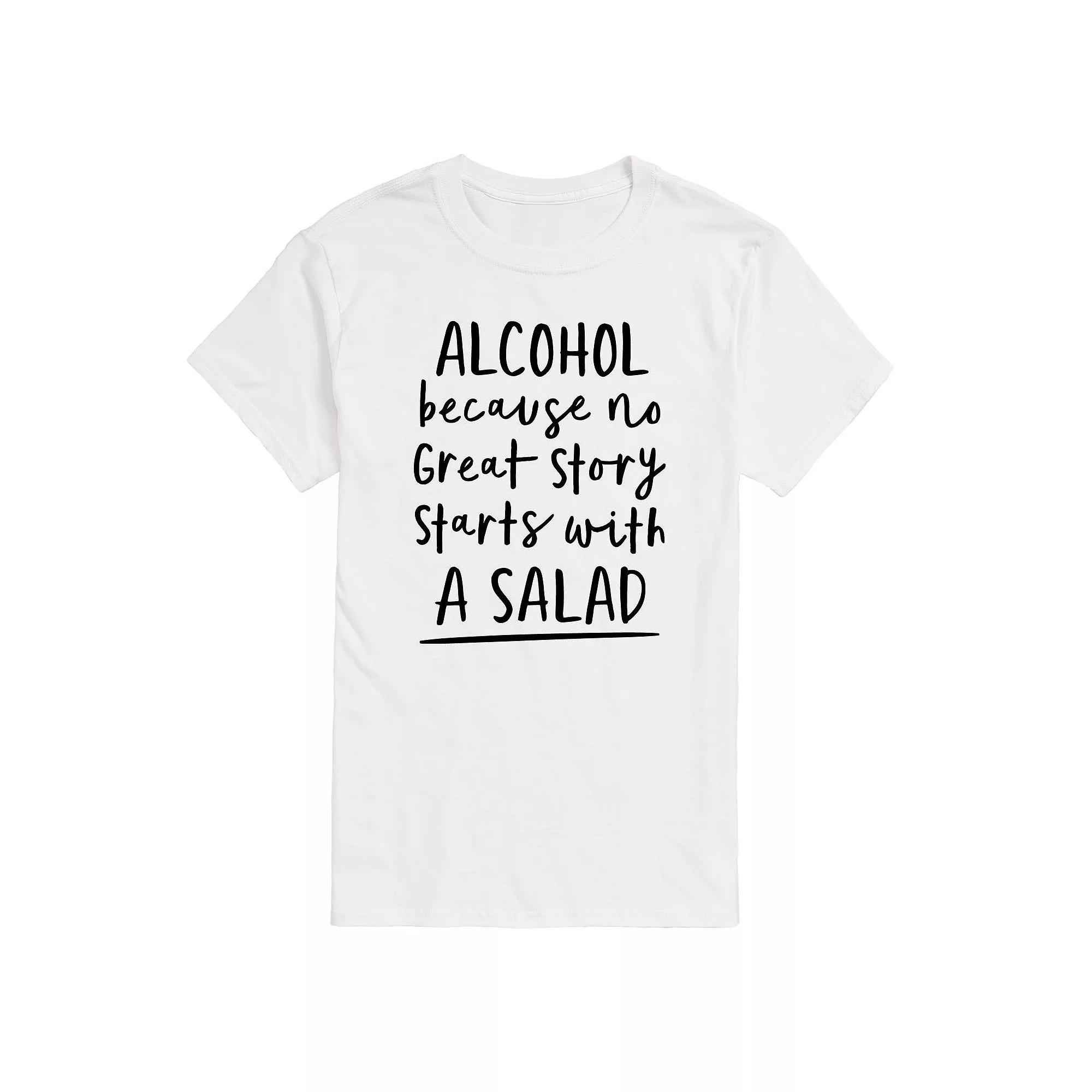Men's No Great Story Started With Salad Graphic Tee,  Product Image