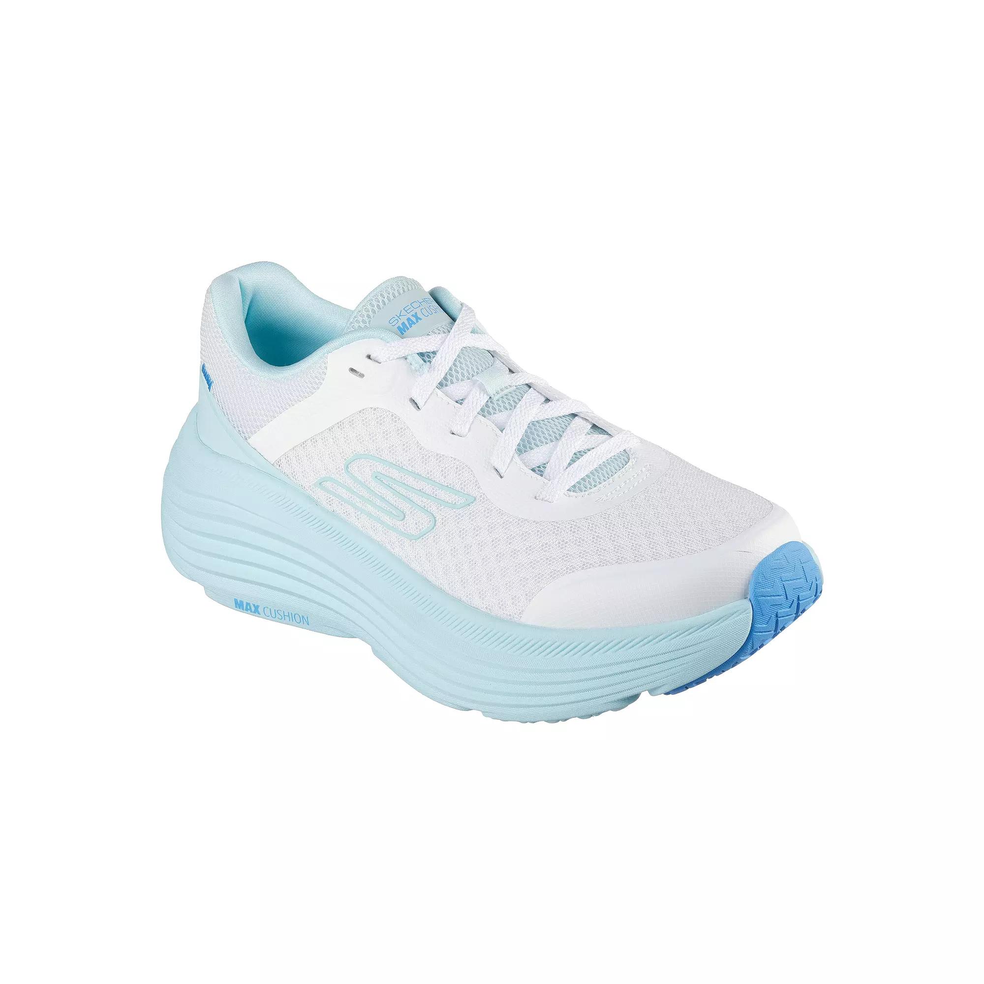 Skechers Max Cushioning Endeavour™ Canova Women's Sneakers, Size: 6.5, White Blue Product Image