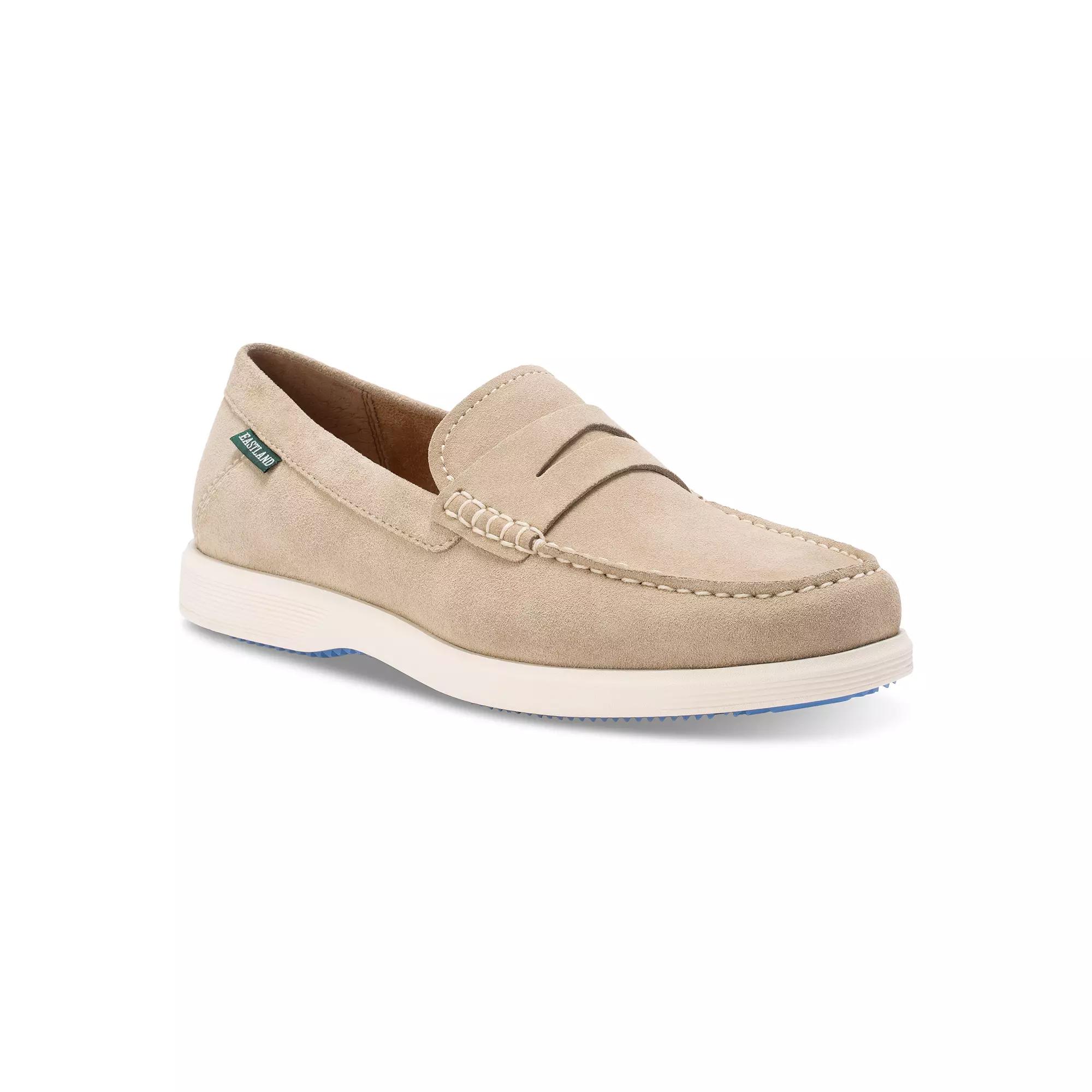 Eastland Baldwin Men's Leather Penny Loafers, Size: 9, Brown Nubuc Product Image