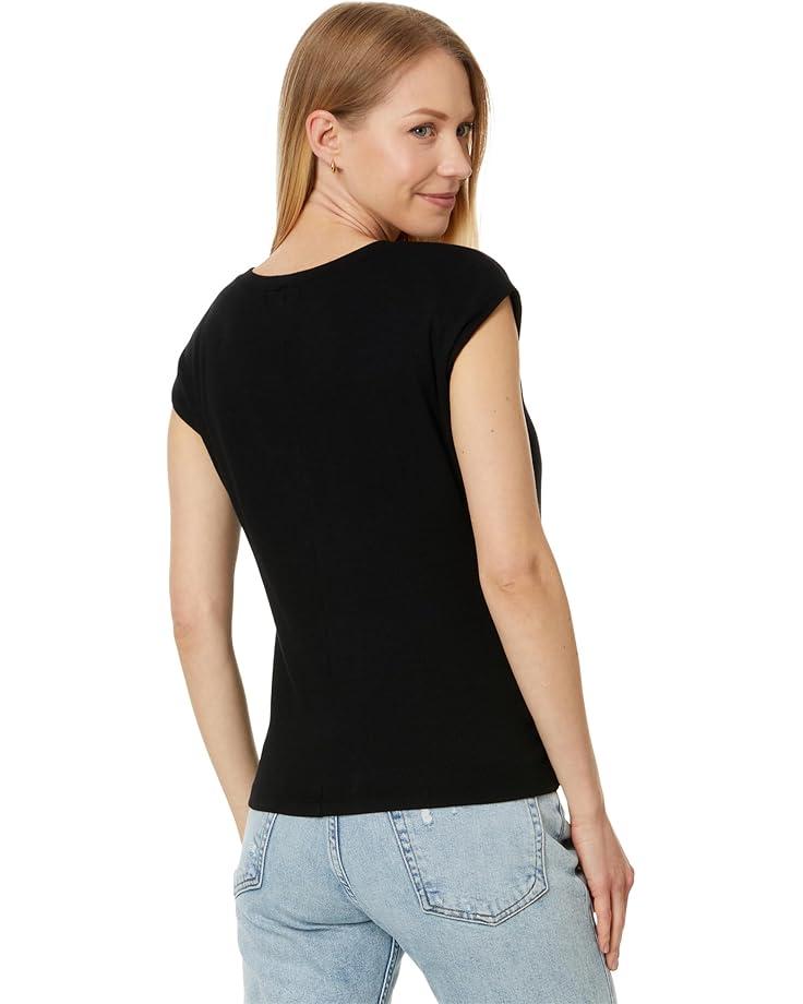 Harlan Cropped V-Neck Tee Product Image