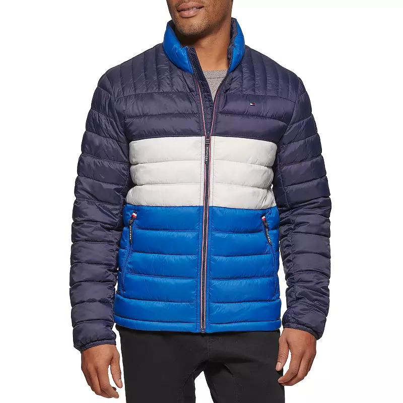Big & Tall Tommy Hilfiger Stand Collar Packable Puffer Jacket, Men's,  Product Image