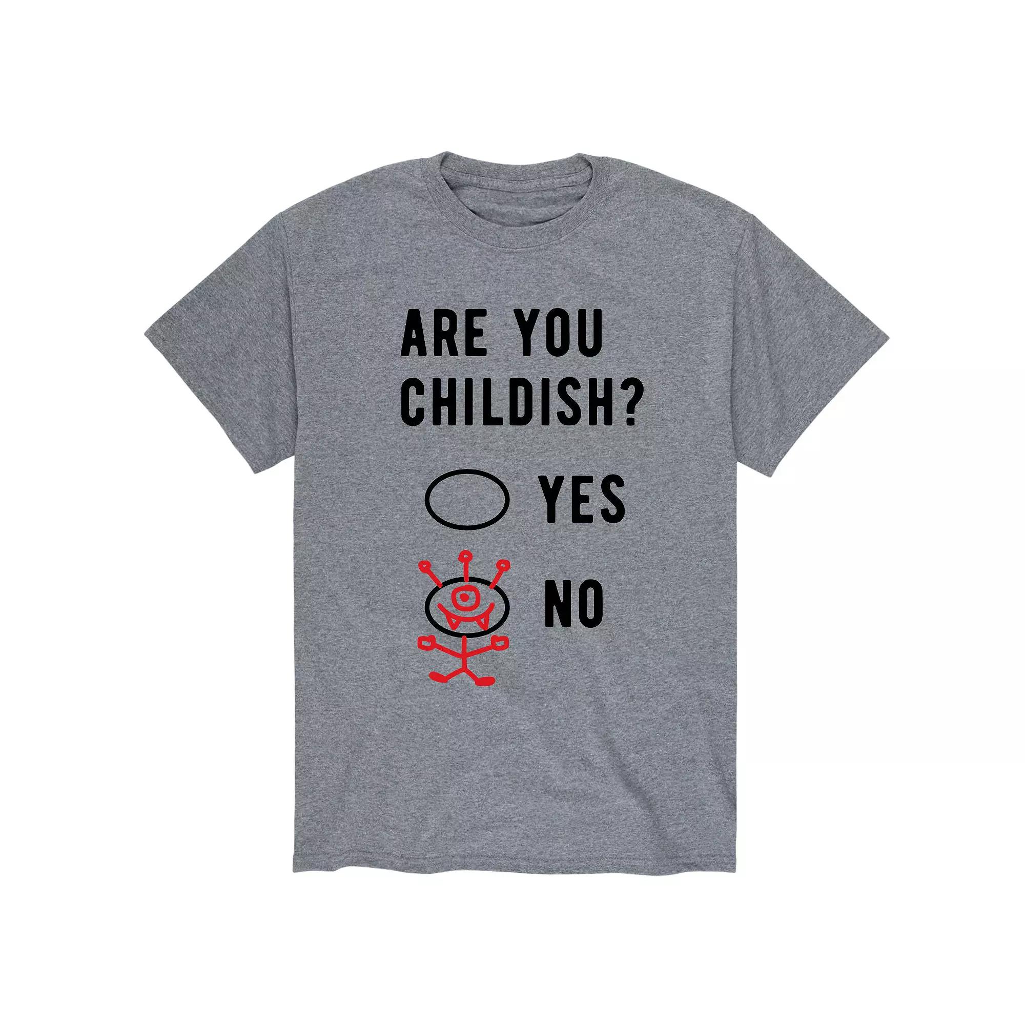 Men's Are You Childish Tee,  Product Image