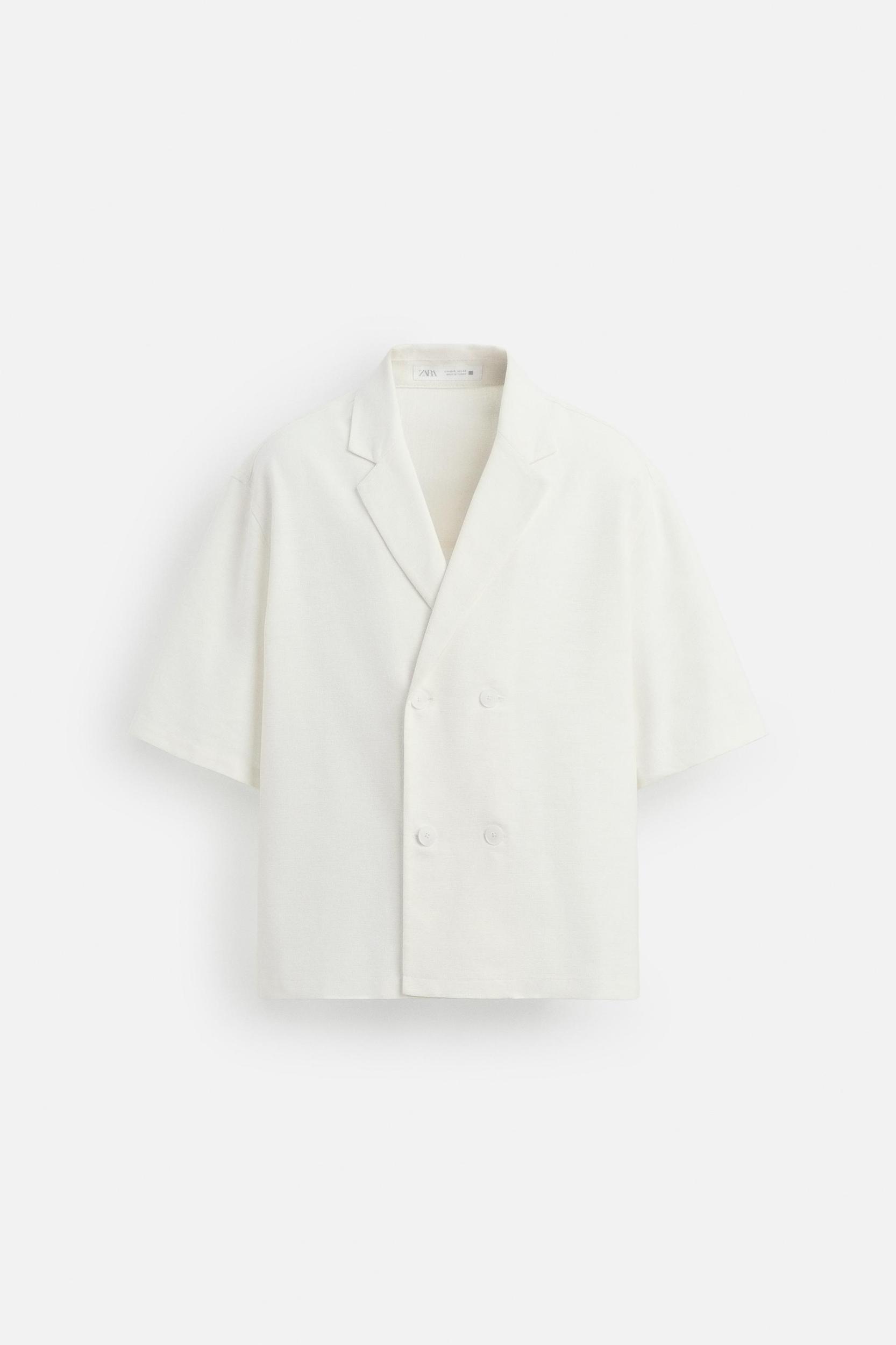100% LINEN KIMONO SHIRT Product Image