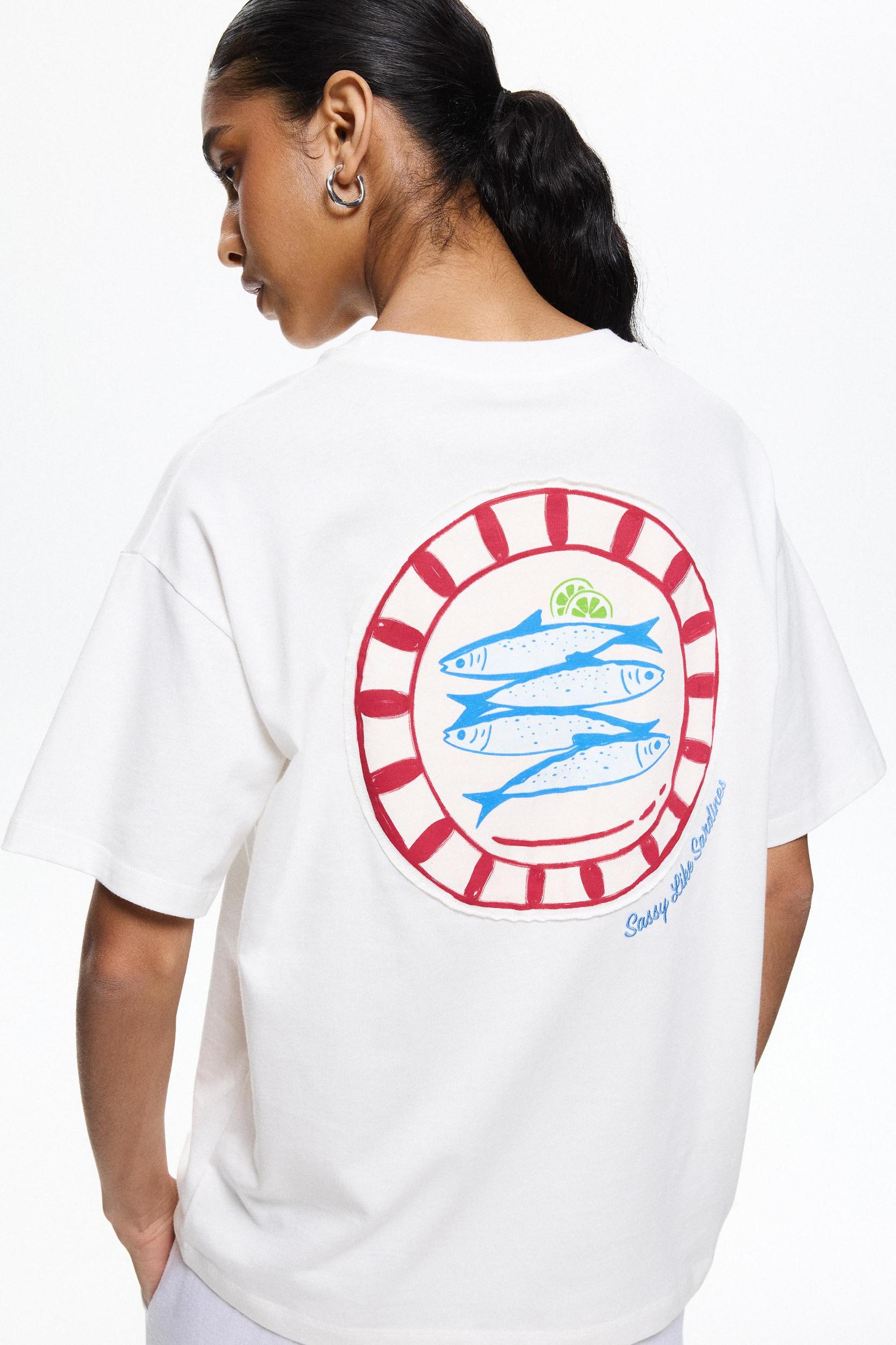 Sardine graphic T-shirt Product Image