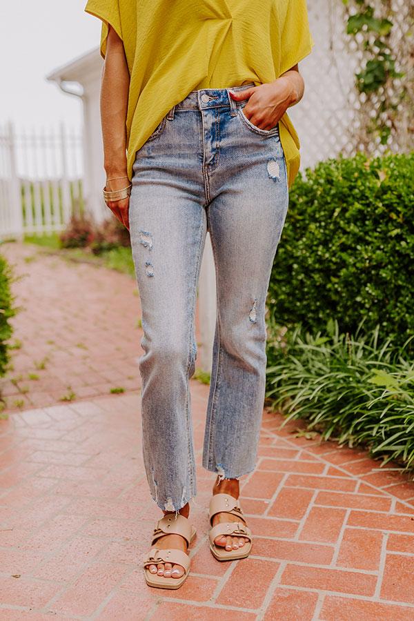 Lovervet Alaina High Waist Distressed Straight Leg Jean Product Image