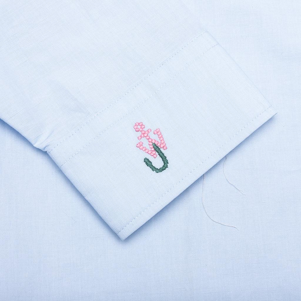 Window Embroidery Shirt - Light Blue Male Product Image