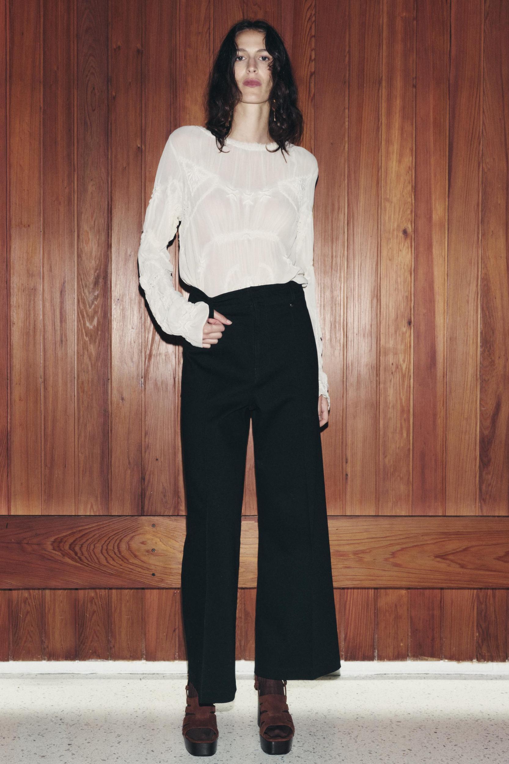 ZW COLLECTION HIGH WAIST WIDE LEG JEANS Product Image