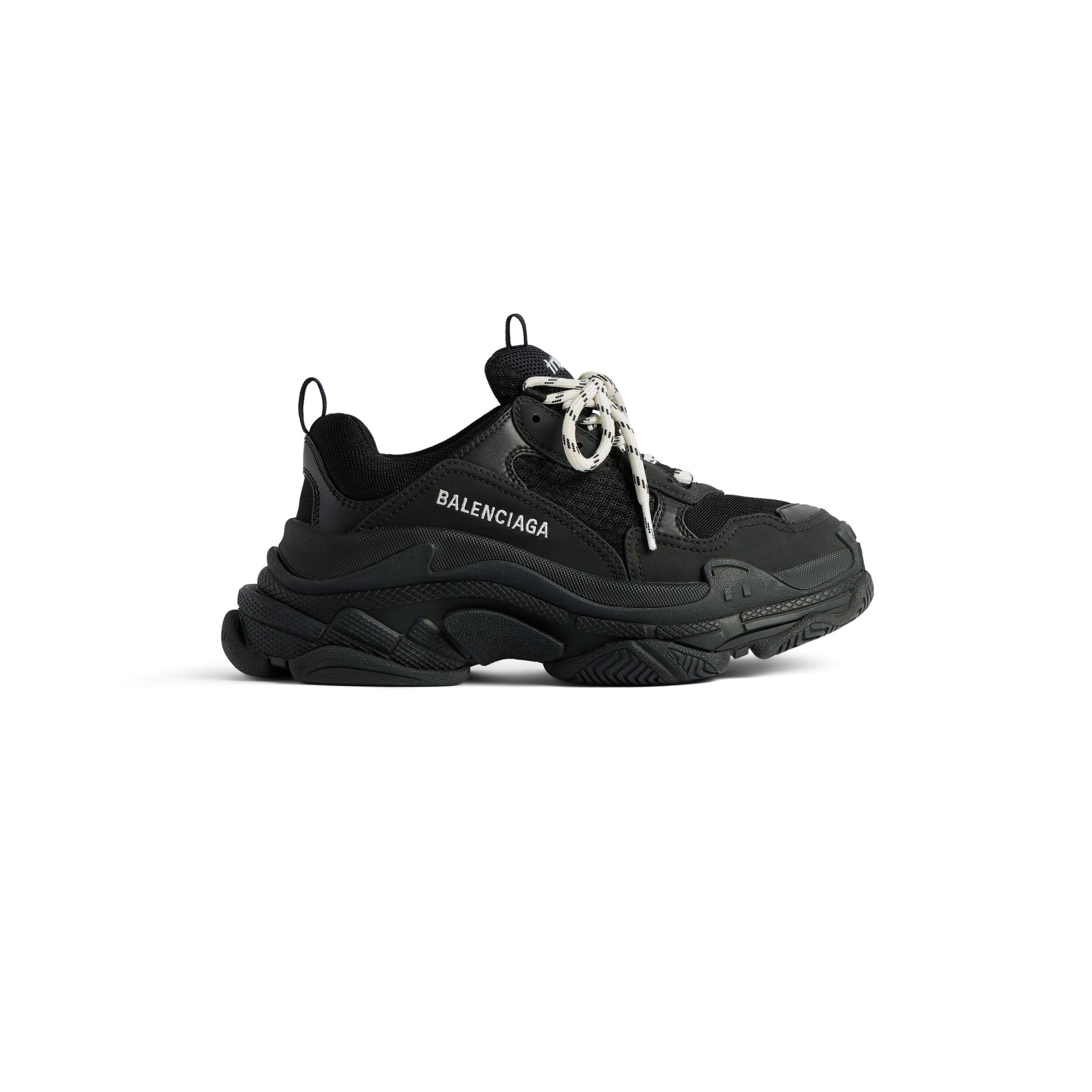 Women's Triple S Sneaker in Black Product Image