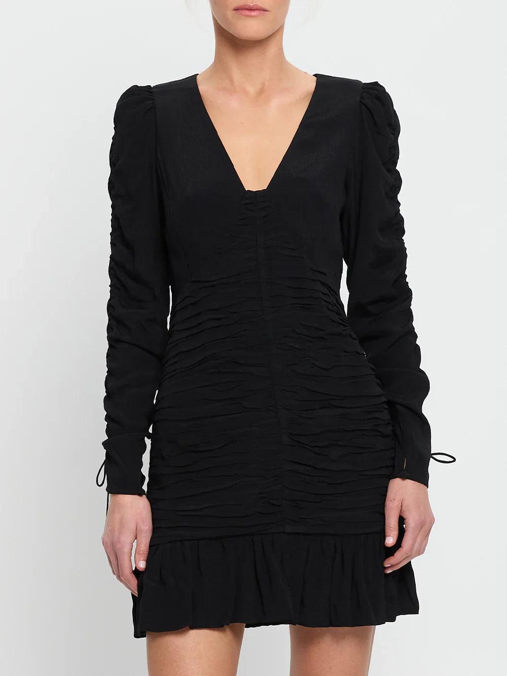 Scarlett Gathered Mini Dress Product Image