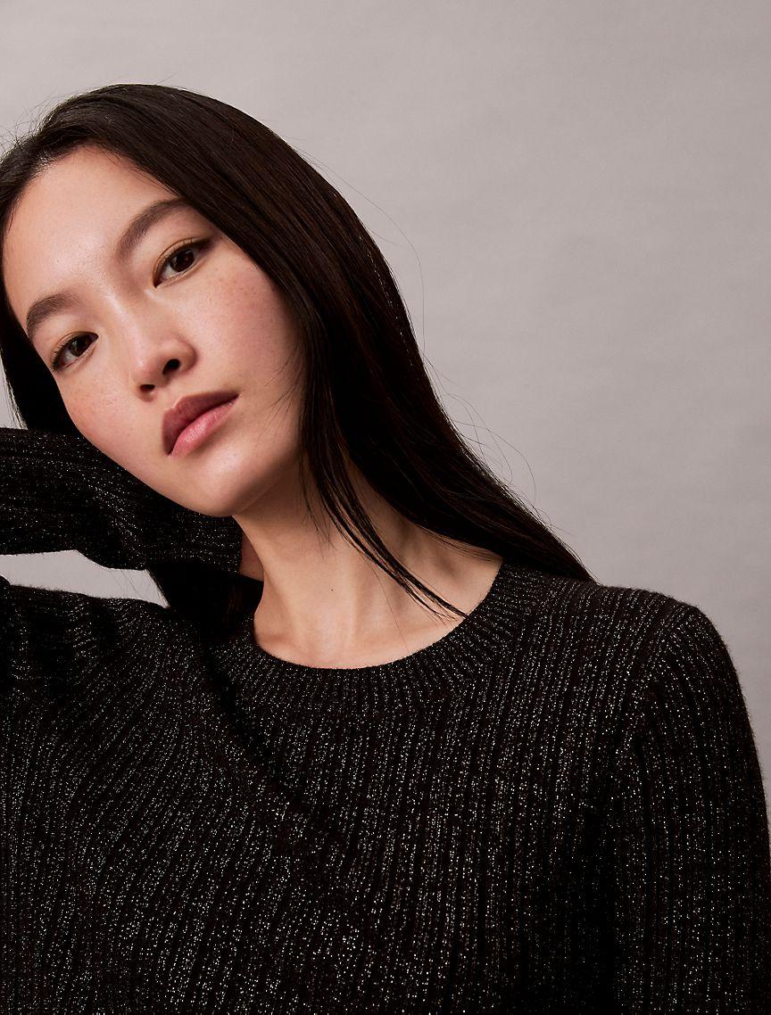 Lurex Merino Wool Blend Sweater Product Image
