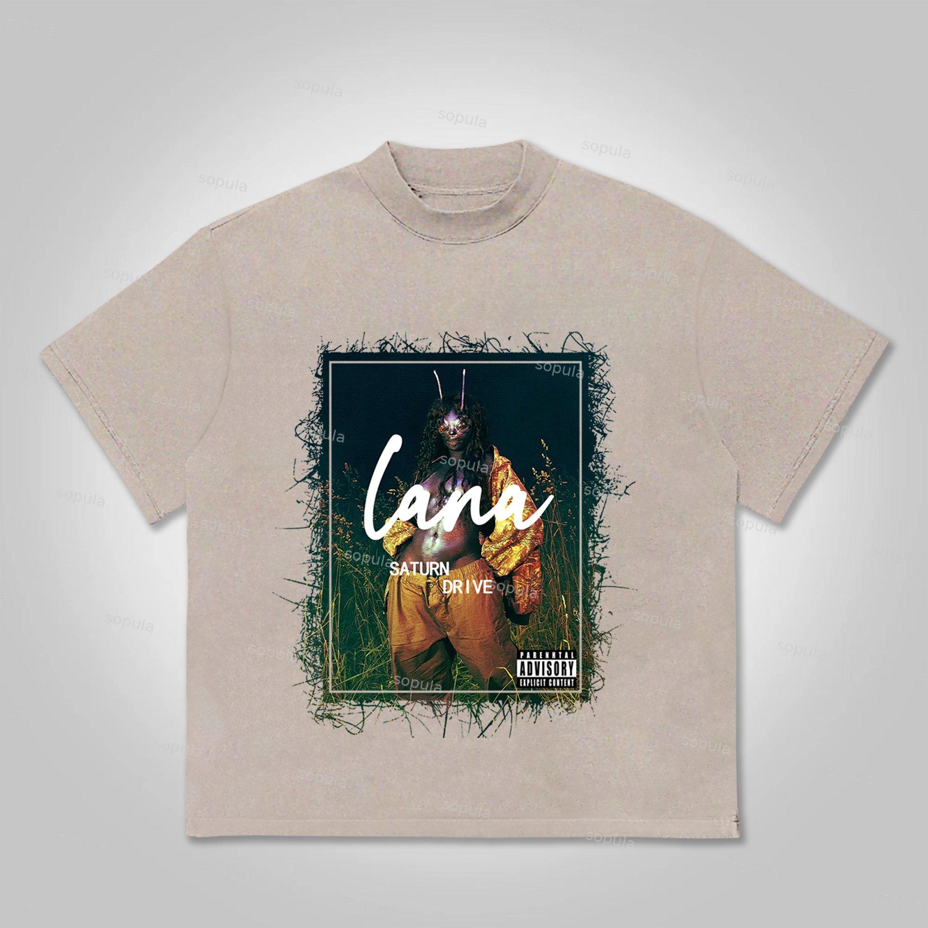 Sopula Vintage SZA Graphics Print Cotton T-Shirt Product Image