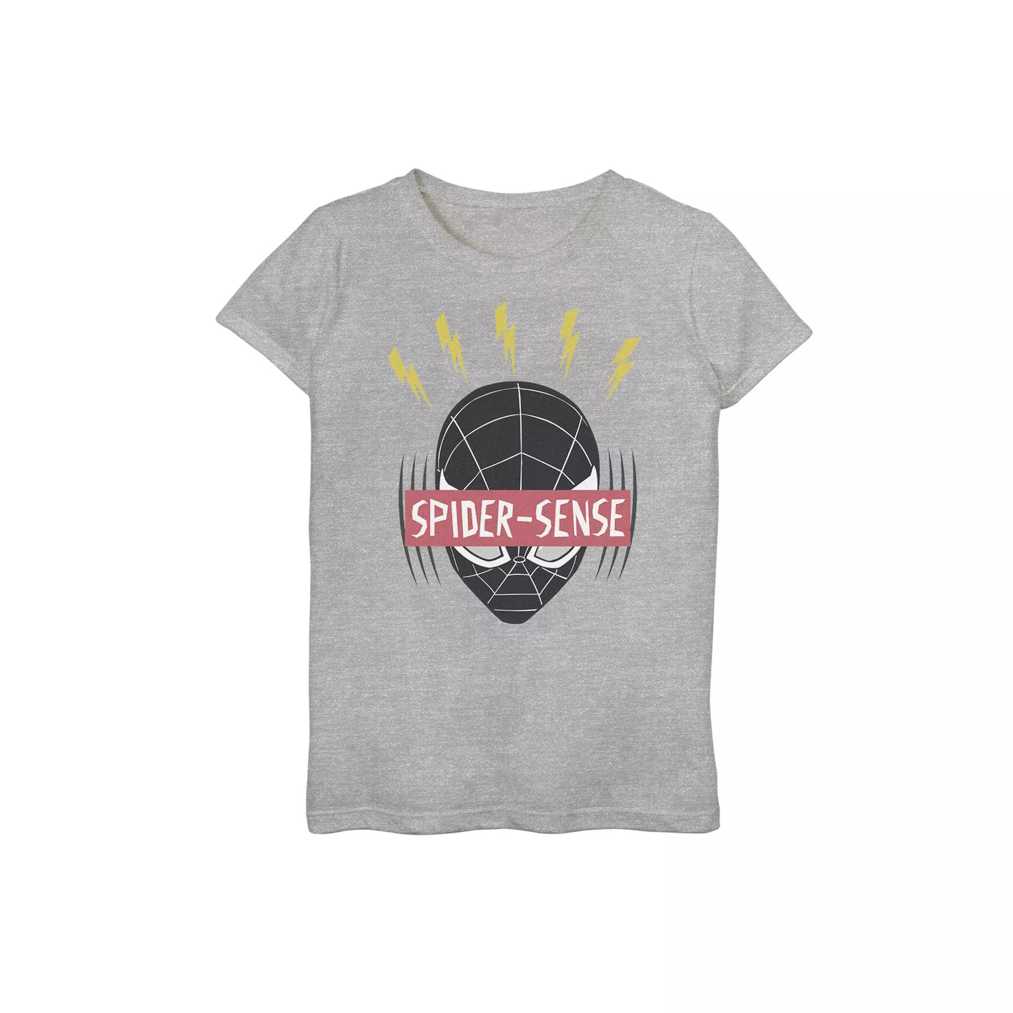 Girls 7-16 Marvel Spider-Man Miles Morales Spider-Sense Graphic Tee, Girl's,  Product Image