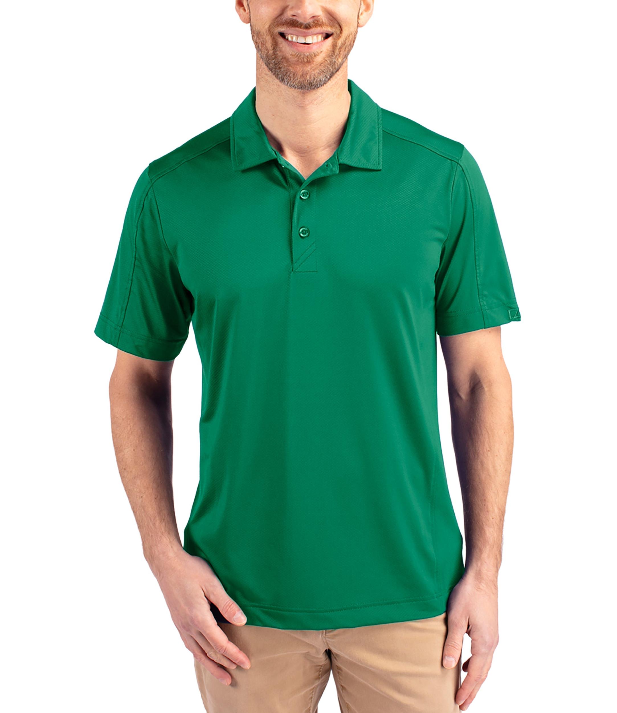 Cutter & Buck Prospect Eco Textured Stretch Recycled Men's Short Sleeve Polo Product Image