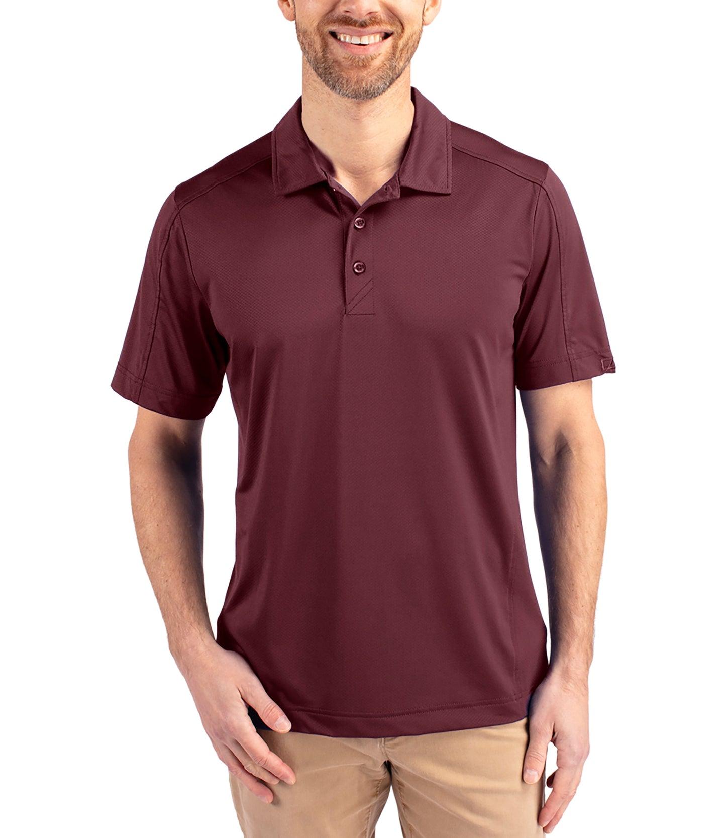 Cutter & Buck Prospect Eco Textured Stretch Recycled Men's Short Sleeve Polo Product Image