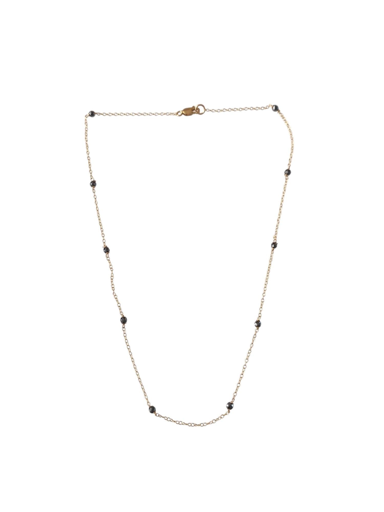 Hematite Wire Wrapped Necklace Product Image