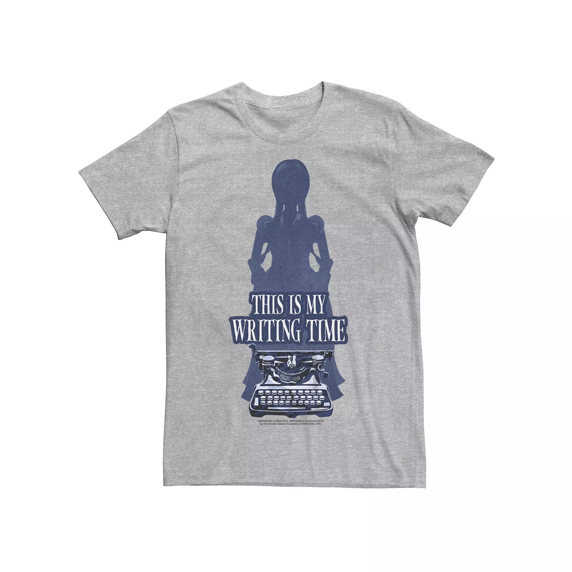 Men's Wednesday This Is My Writing Time Tee,  Product Image