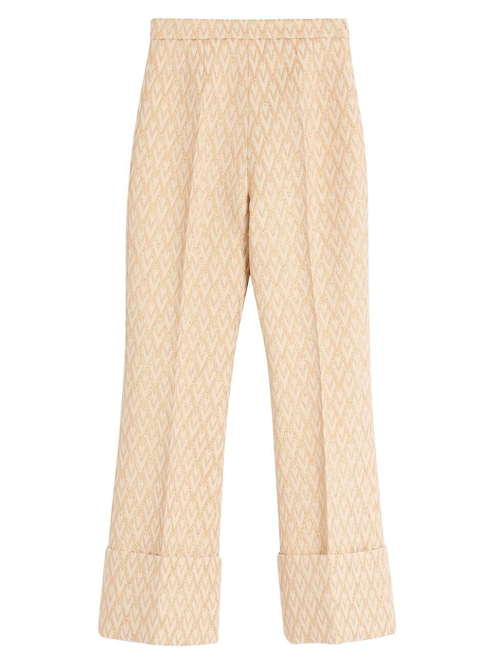 Womens Toute La V Lurex Jacquard Pants Product Image