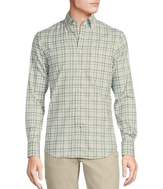 Cremieux Blue Label Long Sleeve Classic Gingham Oxford Woven Shirt Product Image