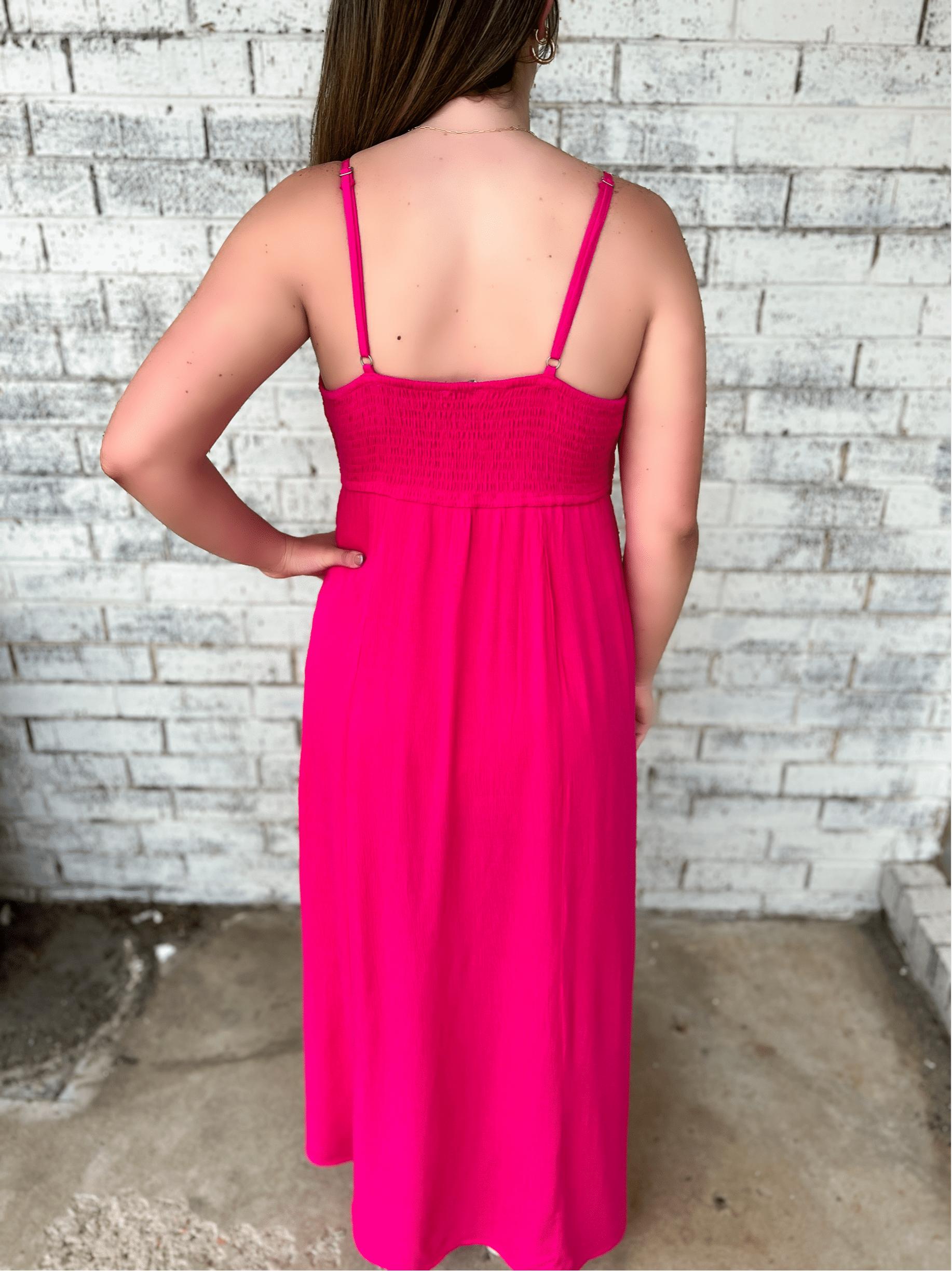 Don't Fuchsia Around With Me Maxi Dress* Product Image