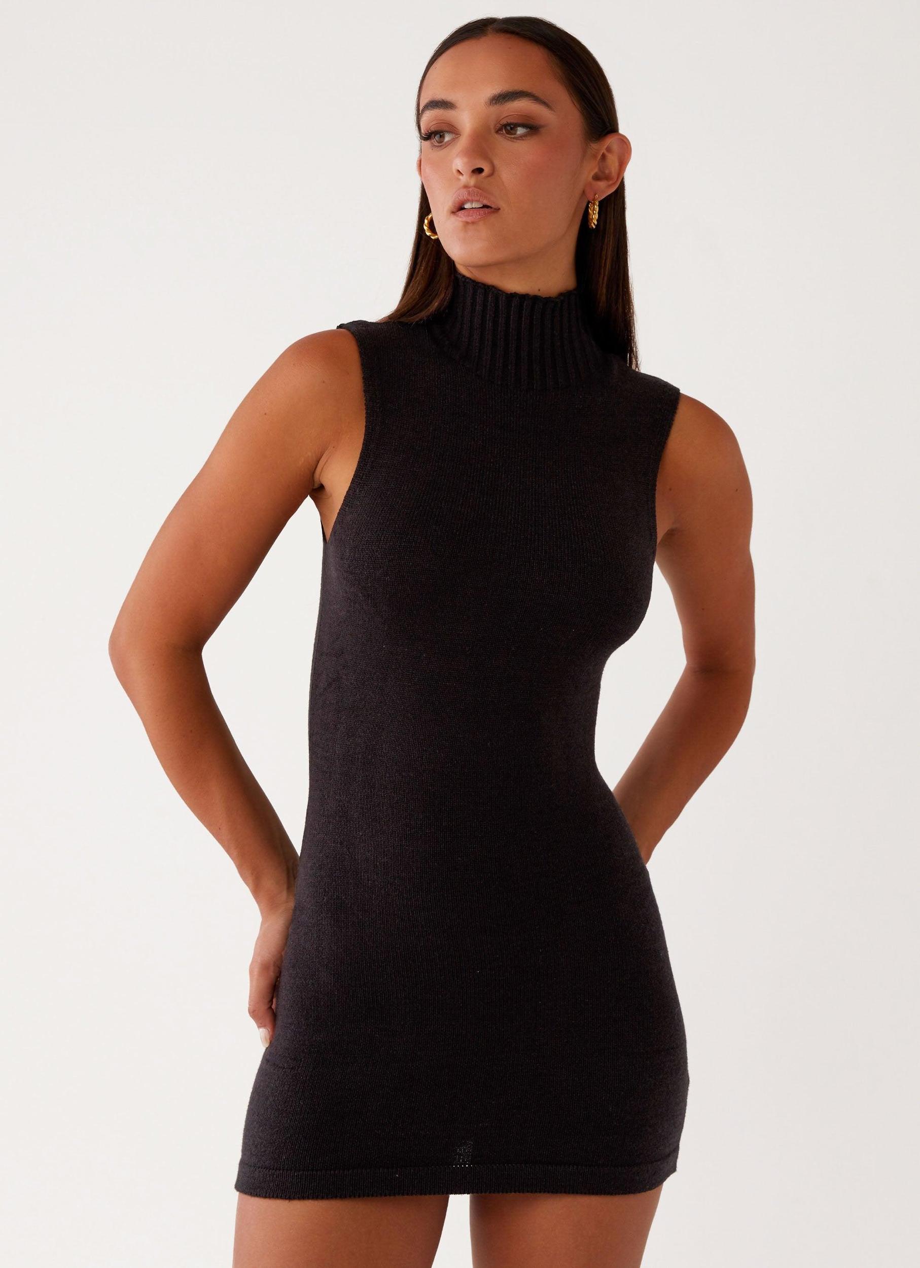 Cece Mini Dress - Black Girls Product Image