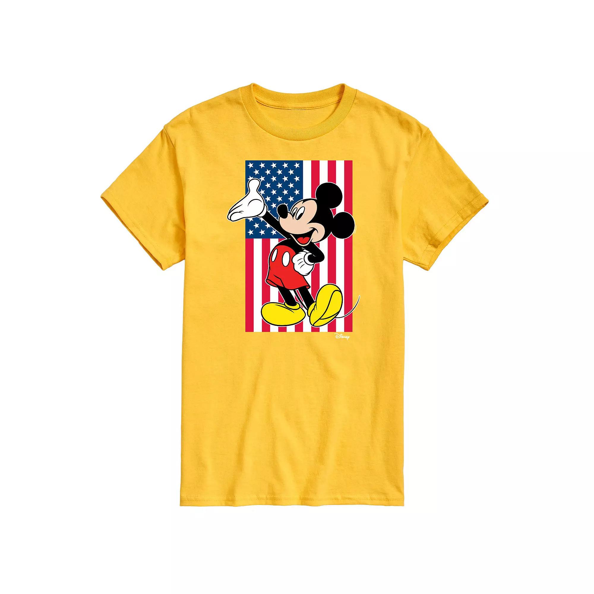 Disney's Mickey Mouse Men's Flag Graphic Tee,  Product Image
