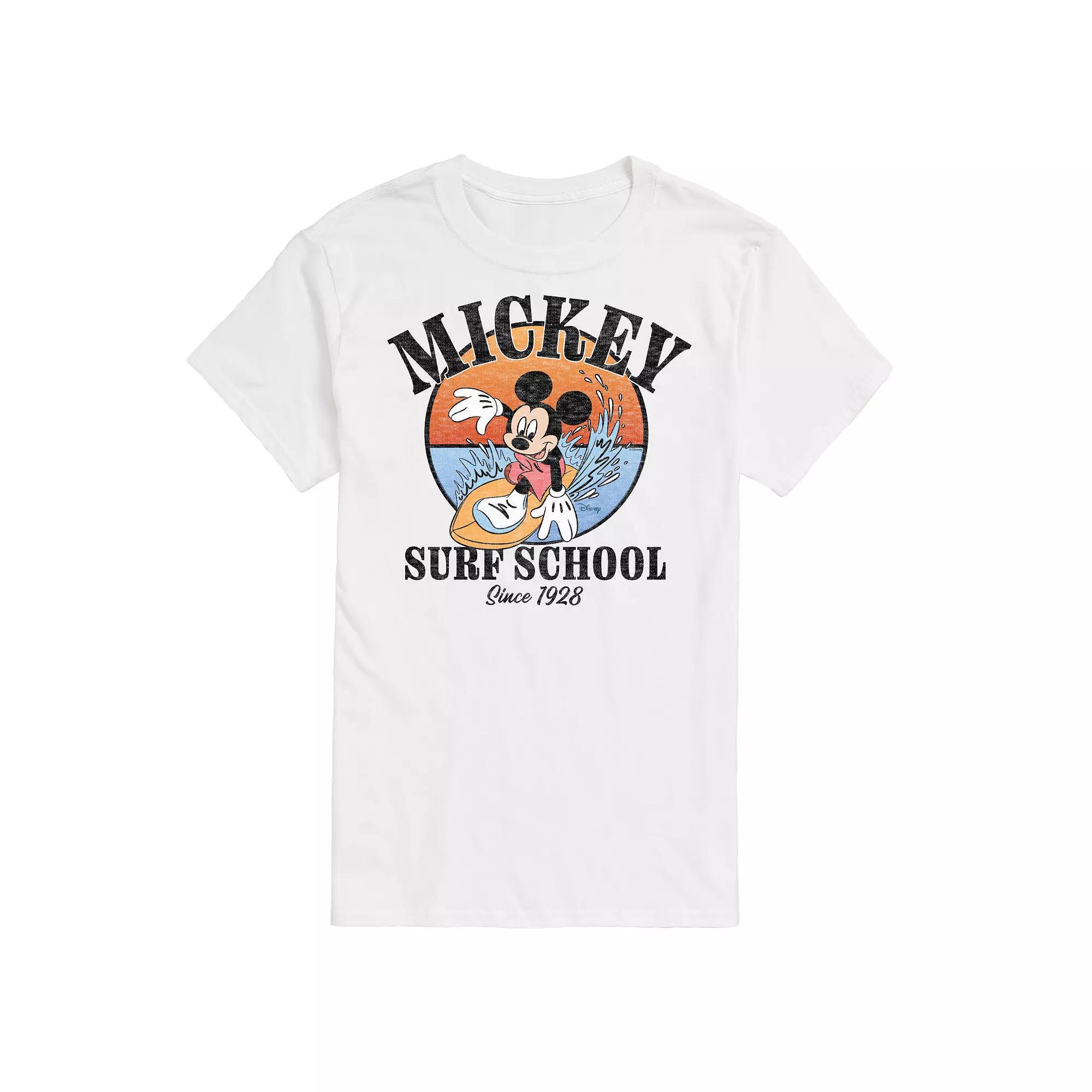 Disney's Mickey Mouse Big & Tall Surf School Graphic Tee, Men's,  Product Image