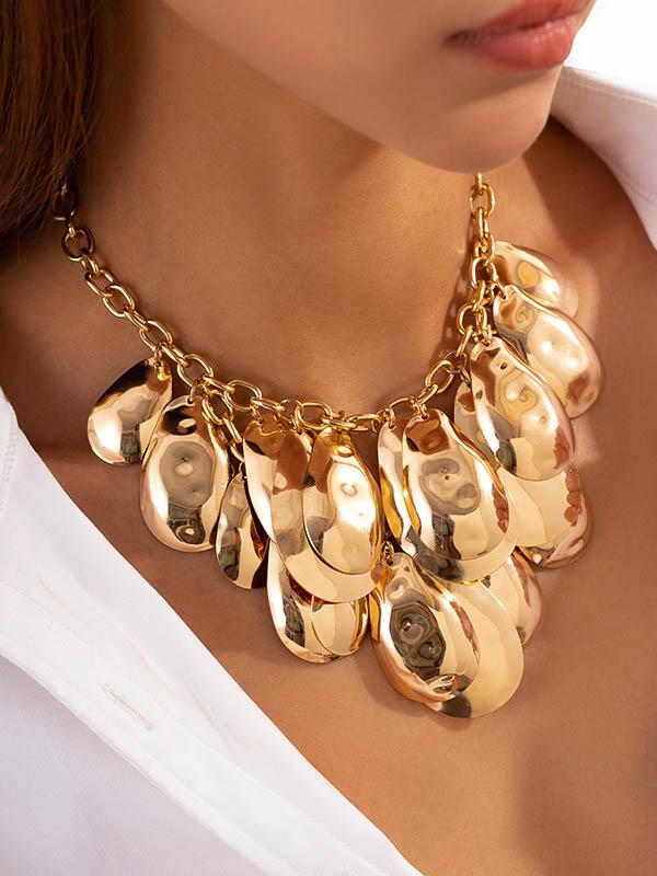 Chains Solid Color Necklaces Accessories Product Image