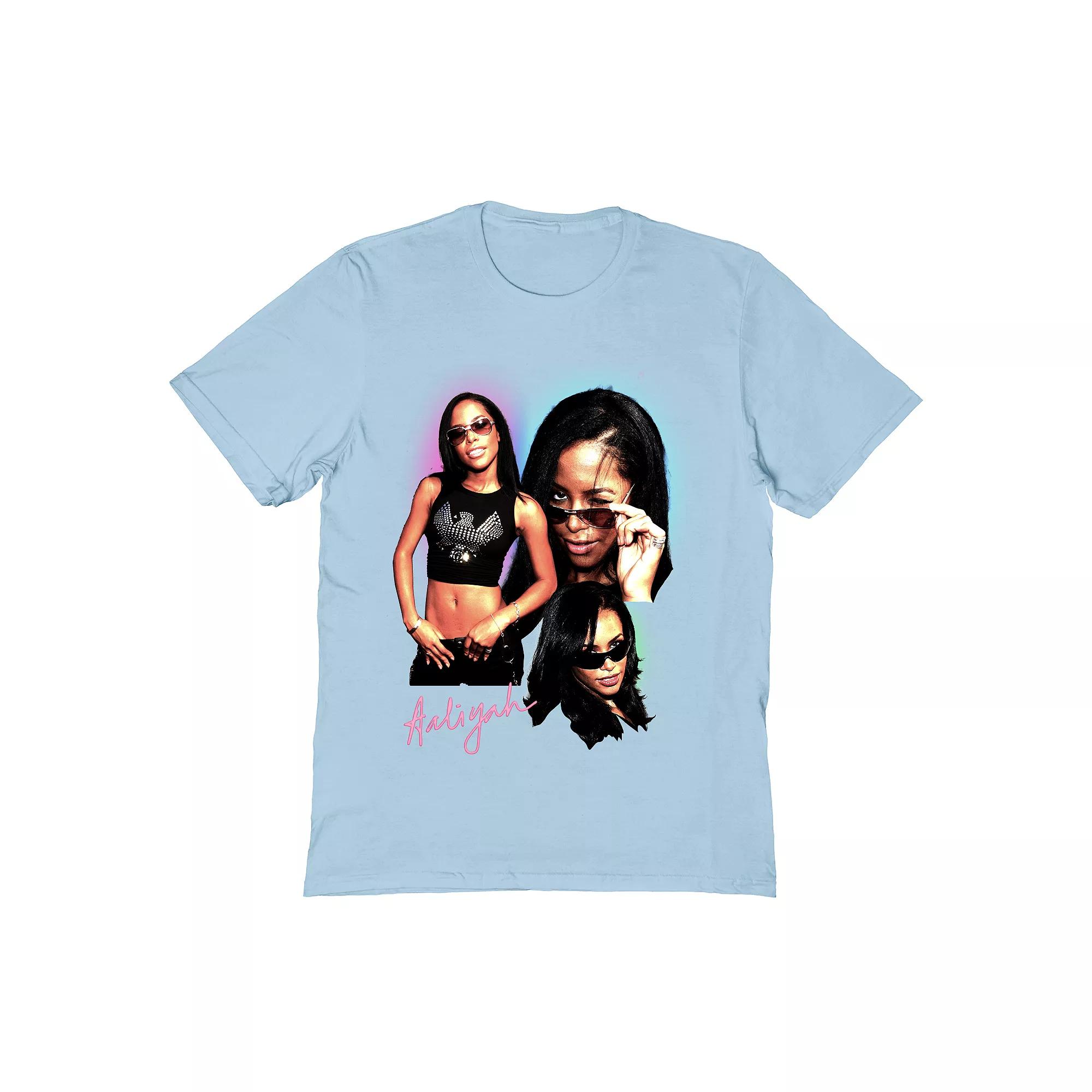 Men's Aaliyah Tee, Size: Large, Light Blue Product Image