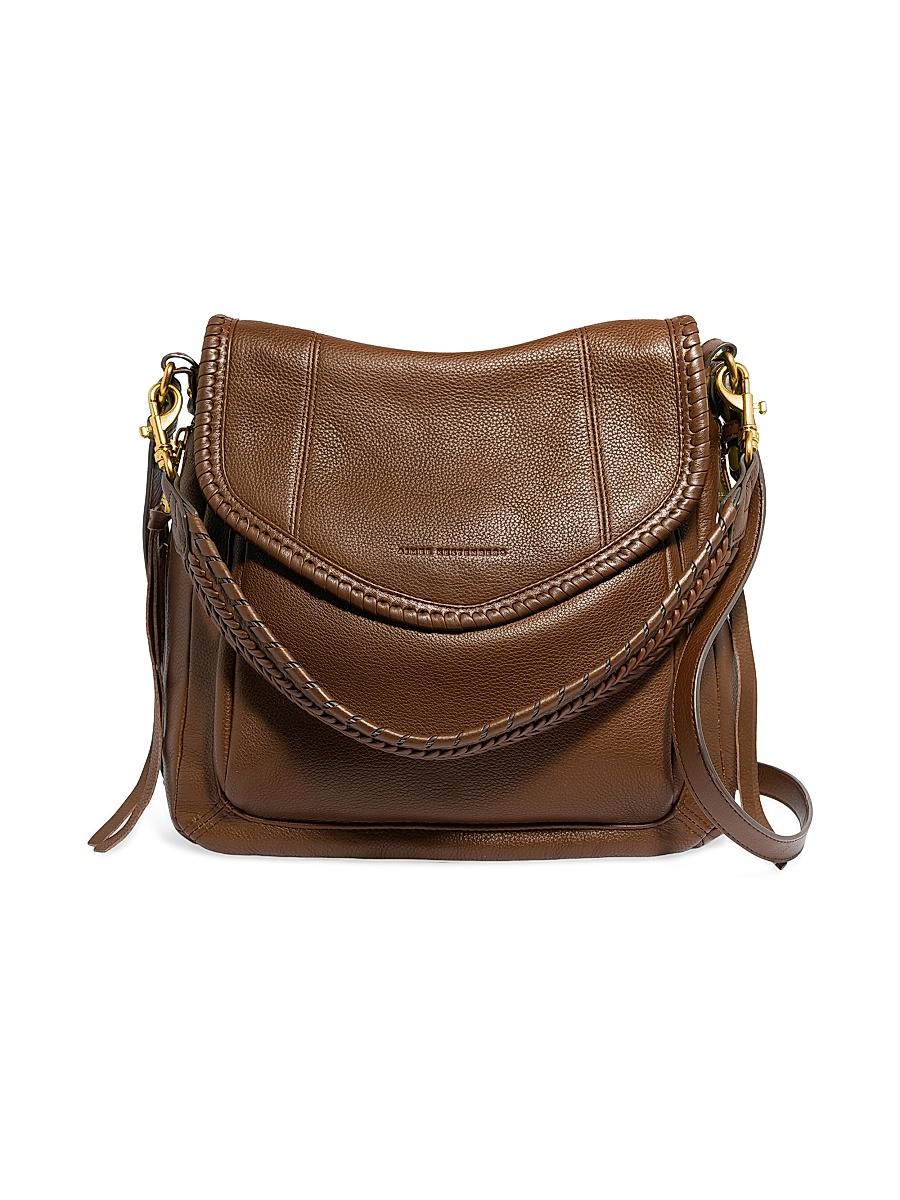 Womens All For Love Leather Zip Convertible Shoulder Bag Product Image