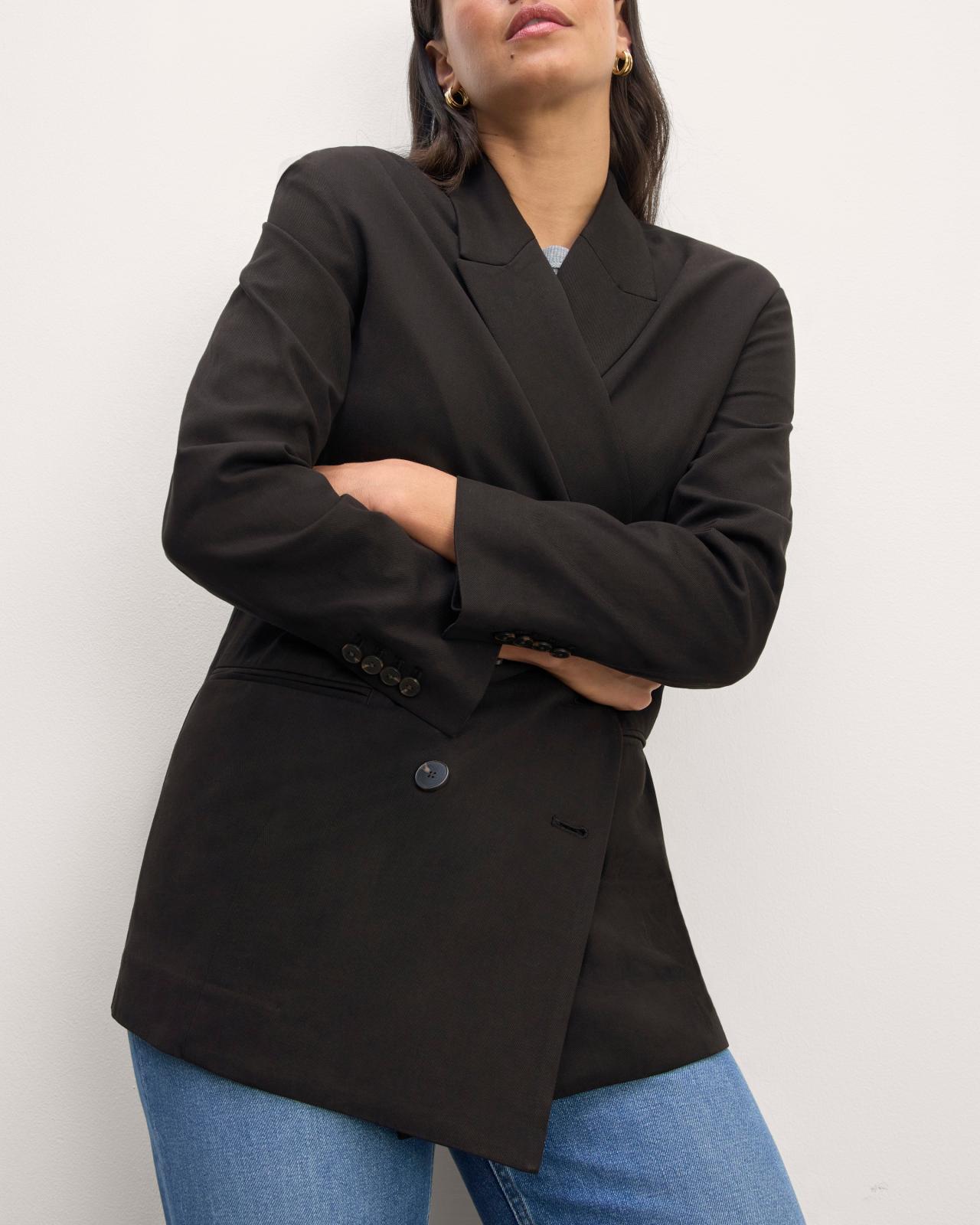 Womens Double-Breasted Blazer in Buttersmooth by Everlane Product Image