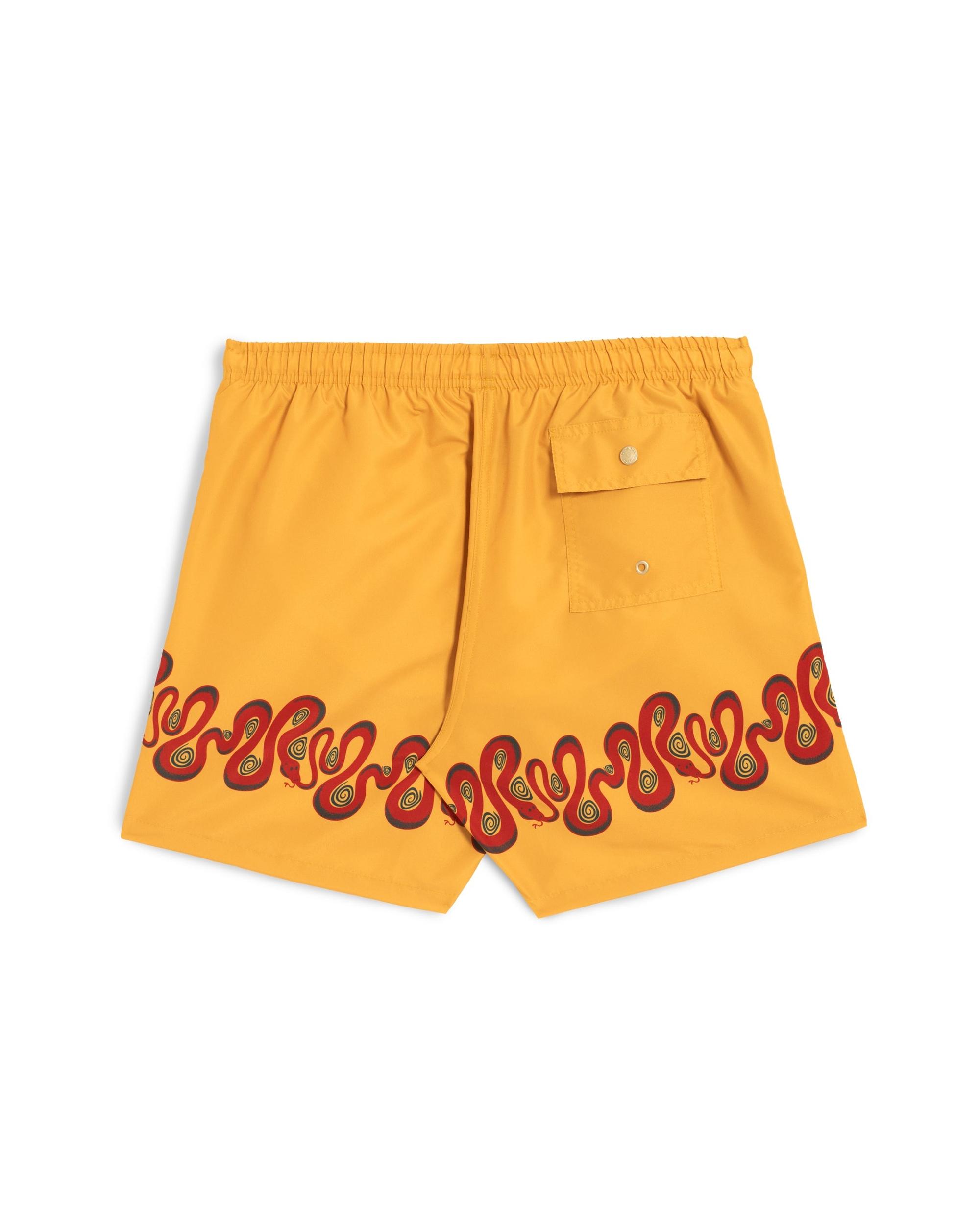 Ochre Dizzy Boa Swim Trunk Product Image