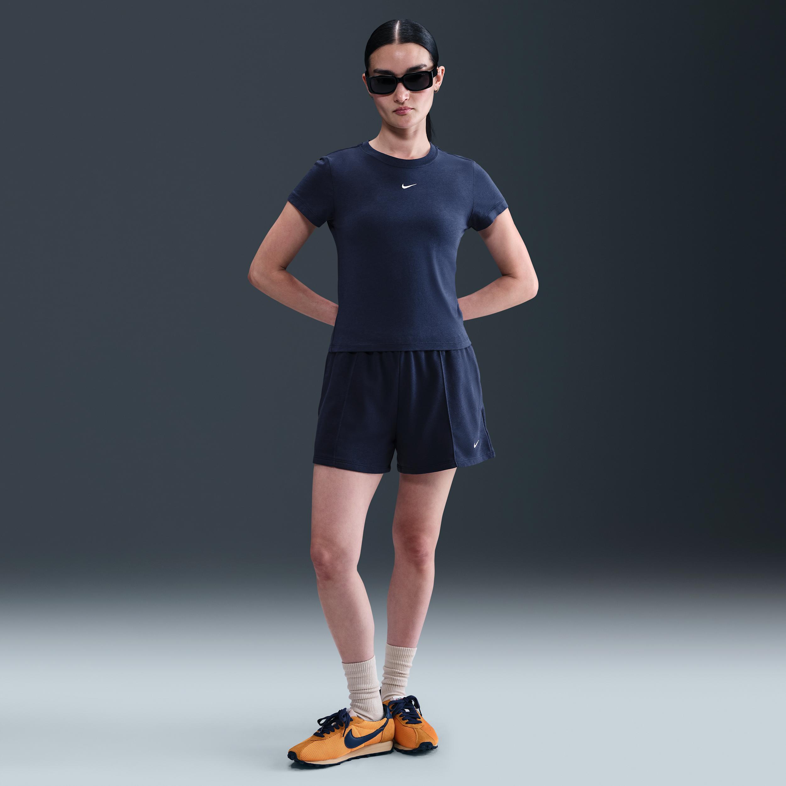 Womens Nike Sportswear Chill Knit T-Shirt | FV5508-410 Product Image