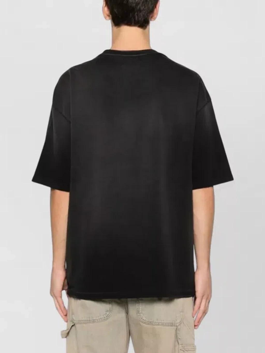 AMIRI Graphic Print Oversized Crewneck T-shirt Shirt In Black Product Image