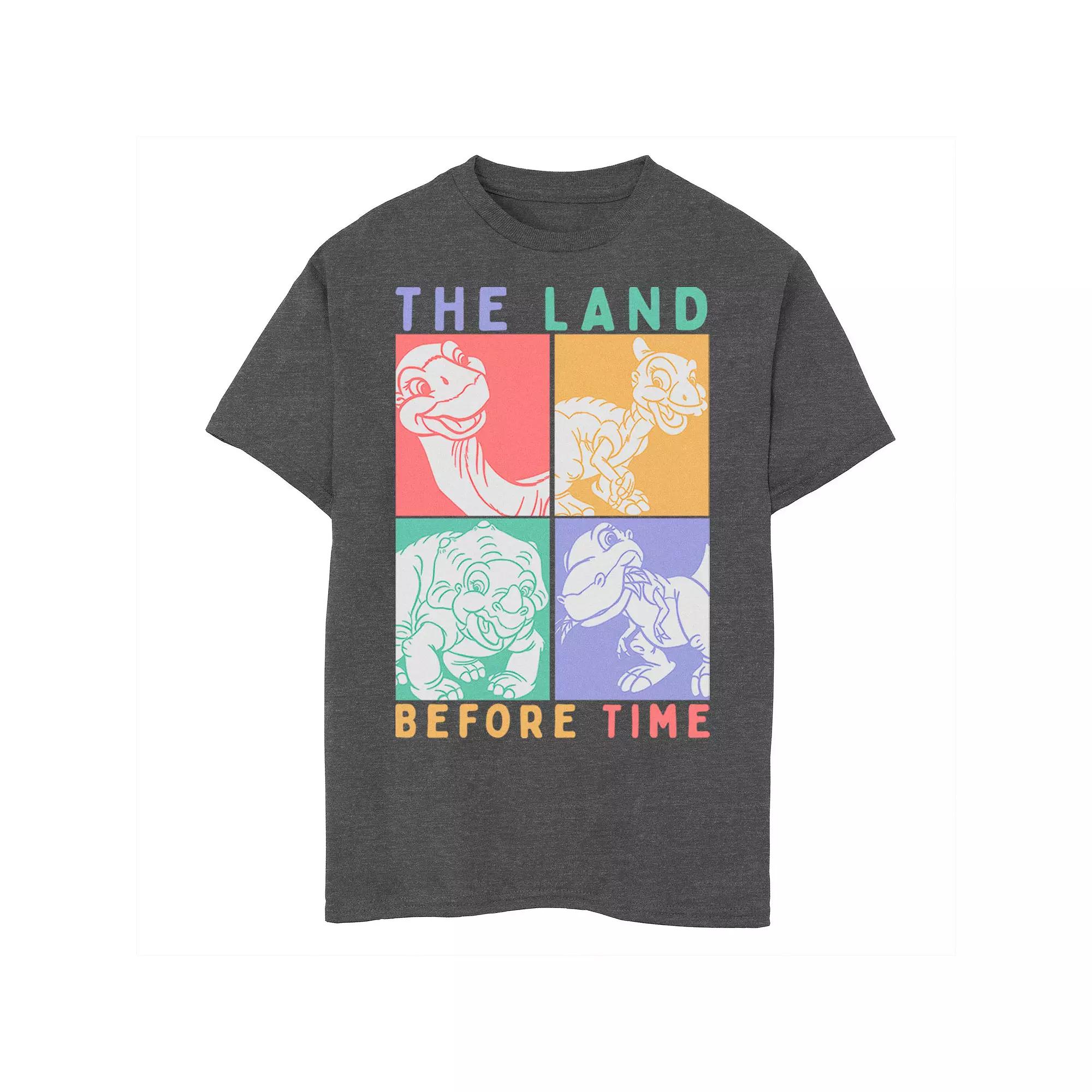 Boys 6-20 Land Before Time Pastel Stacked Dinosaur Boxes Tee, Boy's,  Product Image
