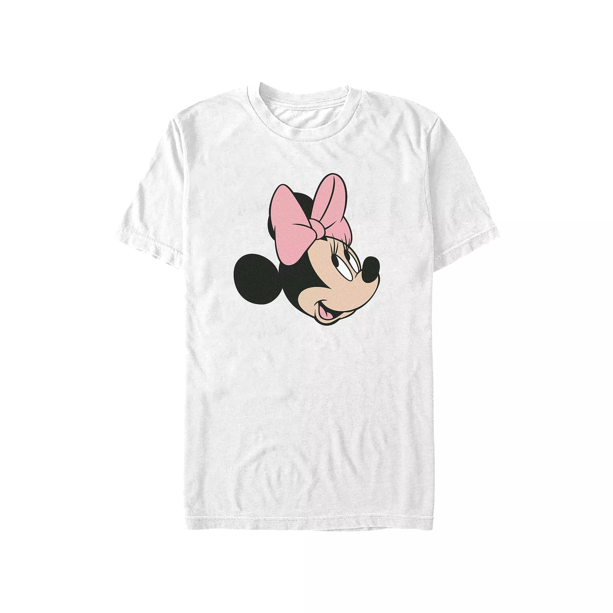 Disney's Minnie Mouse Head Profile Juniors' Graphic Tee, Women's, Size: XS, White Product Image