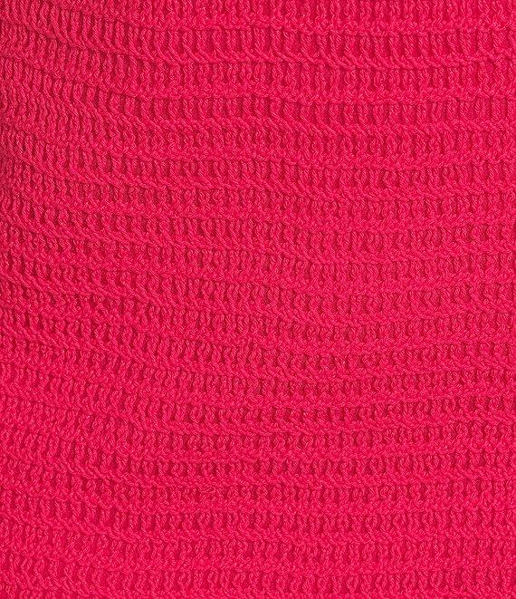 Skies Are Blue Plus High Rise Crochet Mini Skirt Product Image