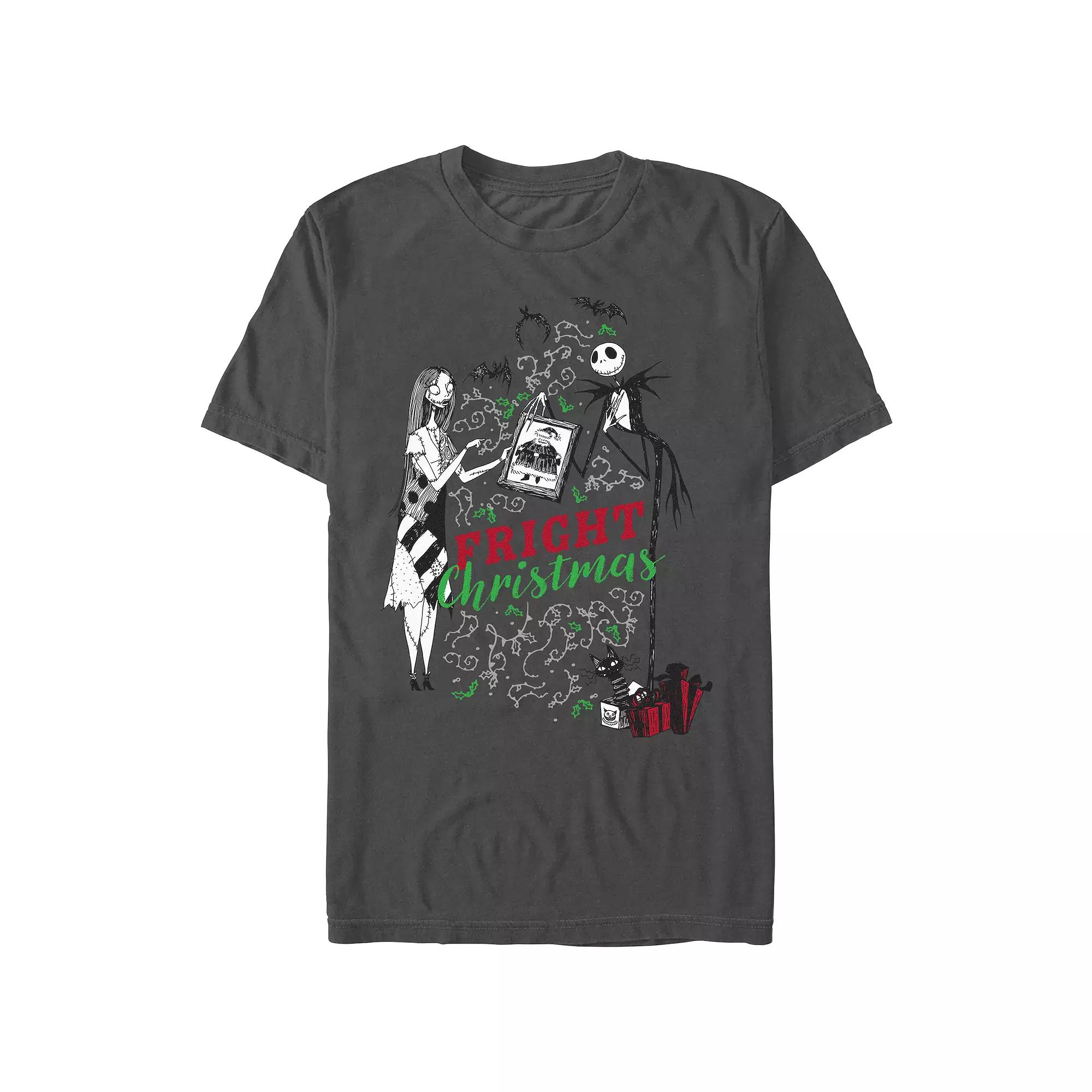 Disney's The Nightmare Before Christmas Fright Christmas Men's Graphic Tee,  Product Image