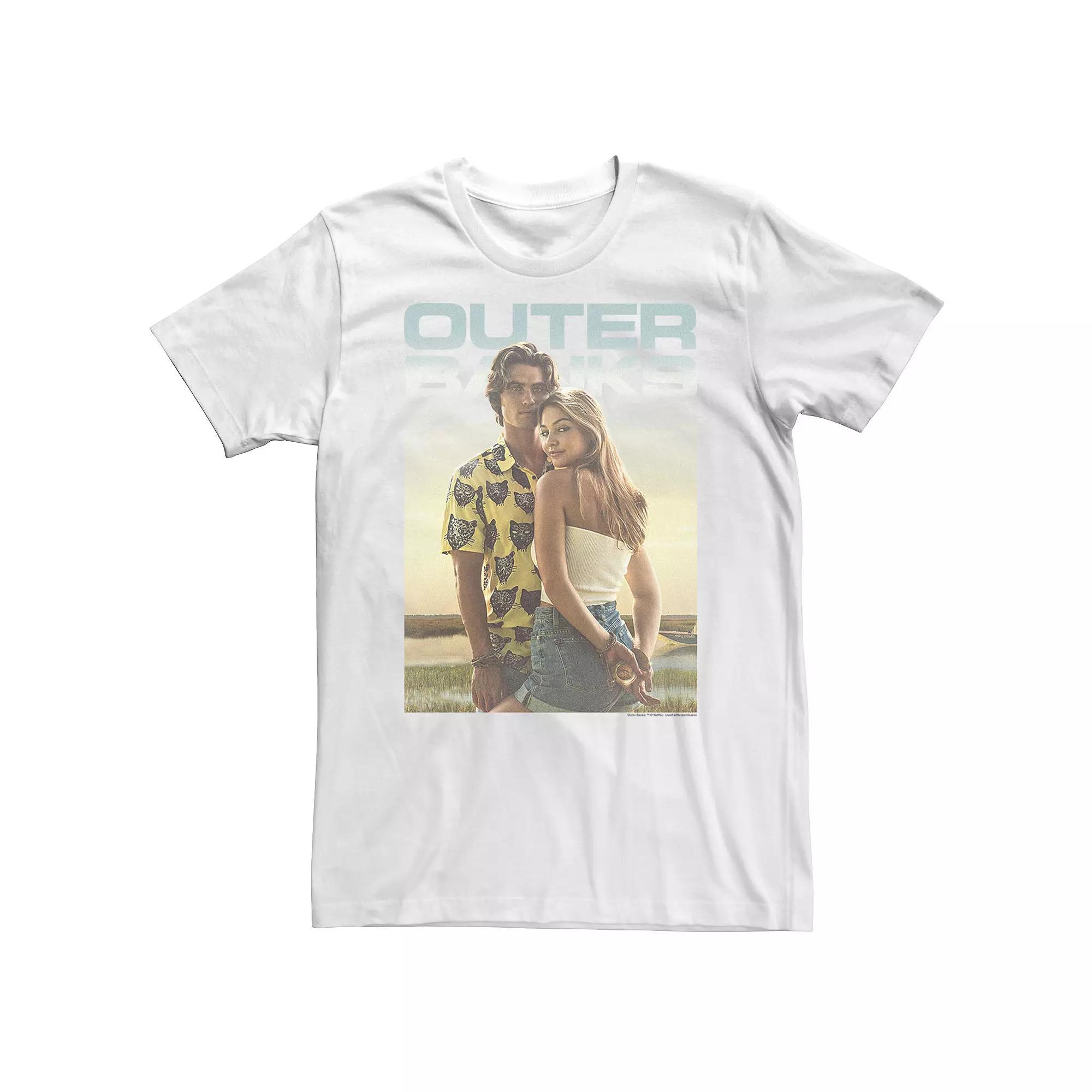 Big & Tall Netflix Outer Banks John B & Sarah Poster Tee, Men's,  Product Image