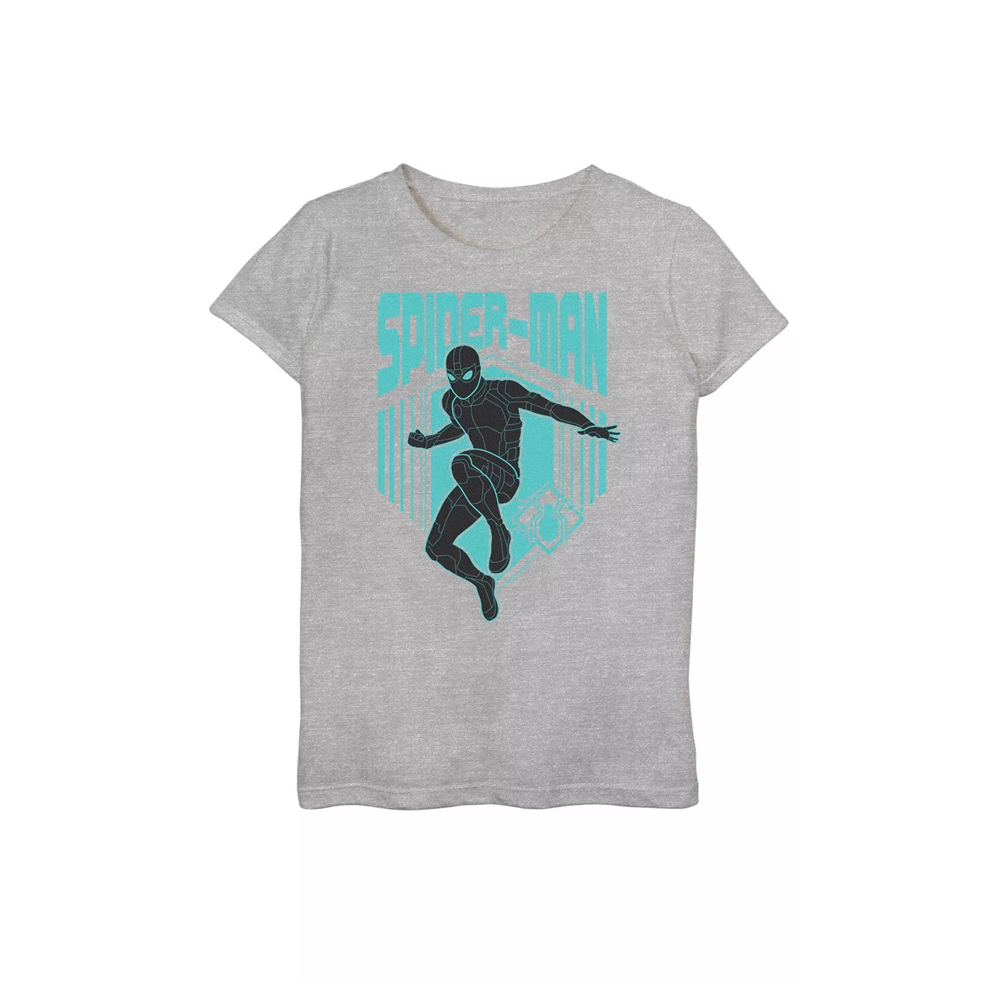 Girls 7-16 Marvel Spider-Man Far From Home Stealth Suit Poster Tee, Girl's,  Product Image