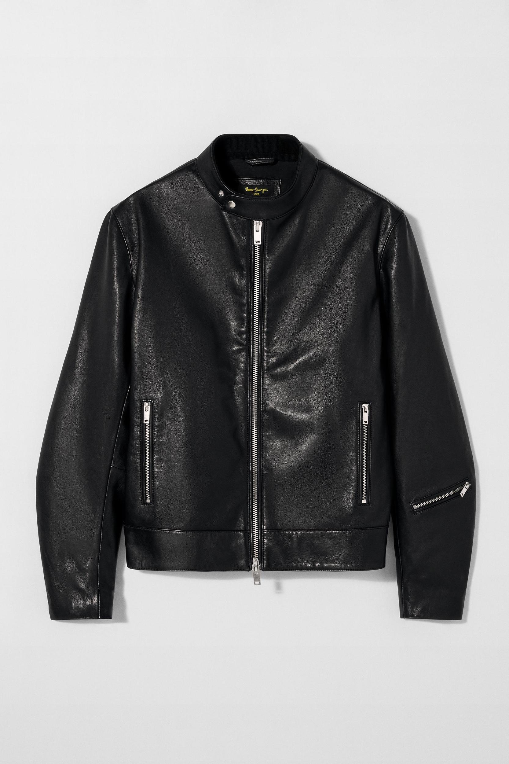 LEATHER JACKET BOBBY GILLESPIE X ZARA Product Image