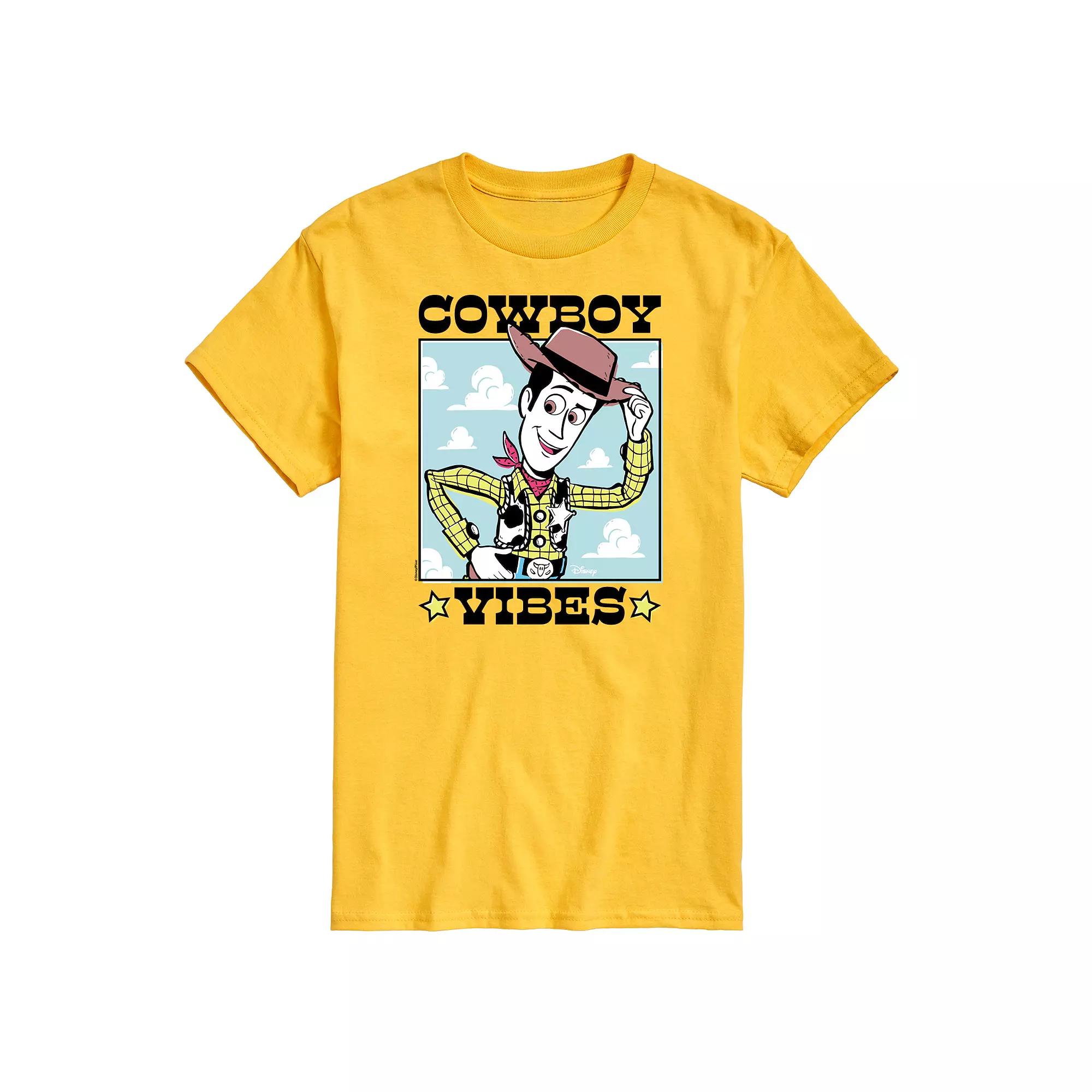 Disney / Pixar's Toy Story 4 Men's Cowboy Vibes Graphic Tee,  Product Image