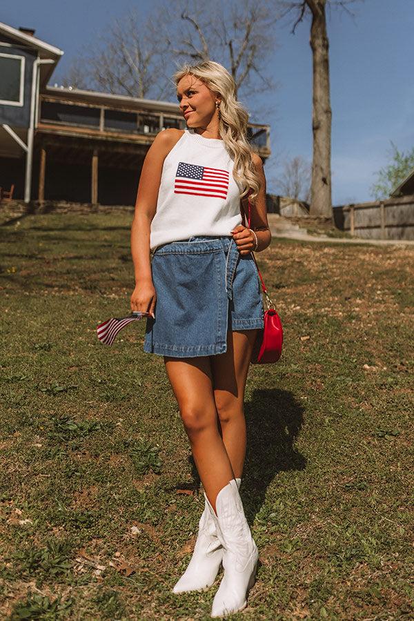 Americana Charm Knit Top Product Image