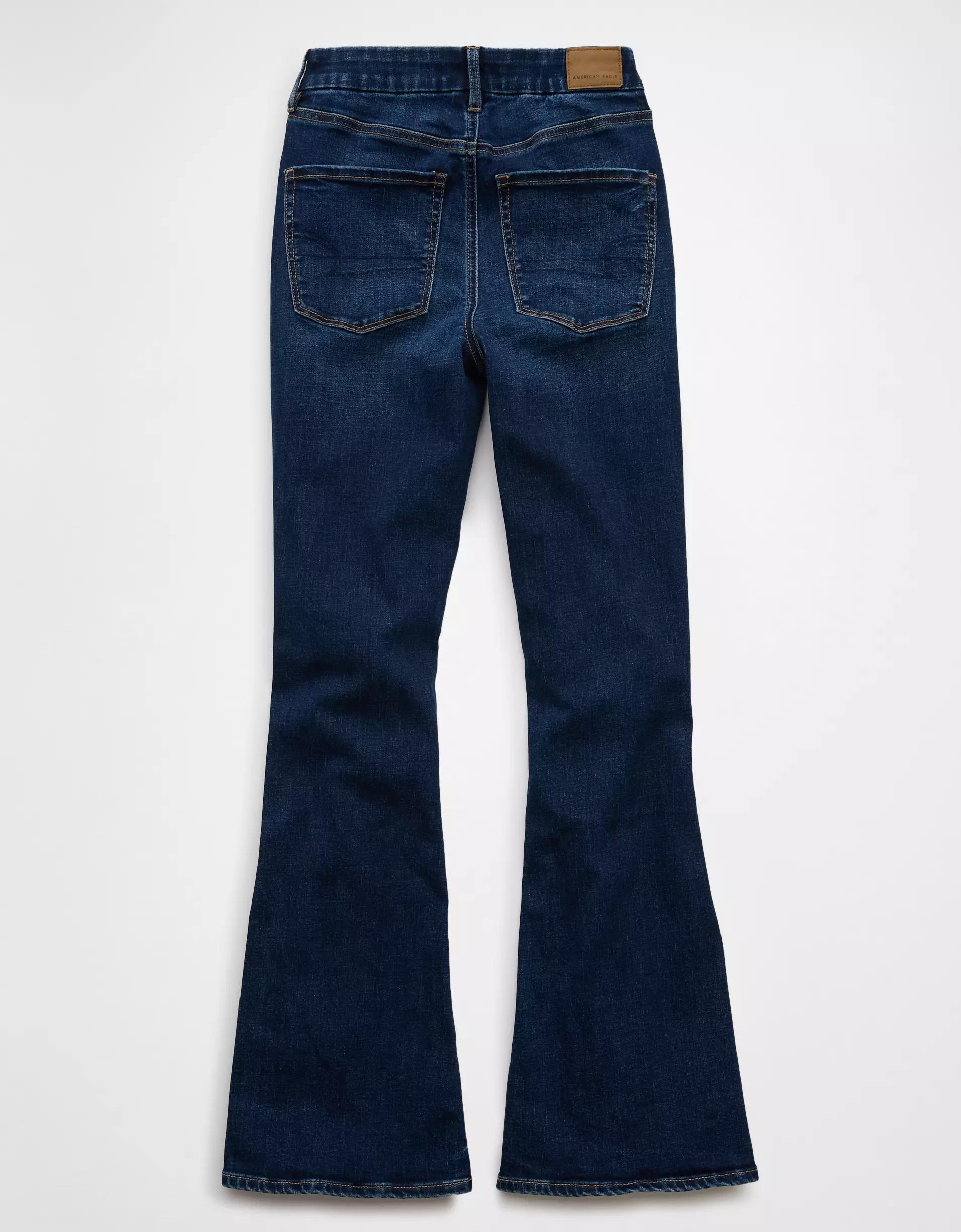 AE Next Level Curvy Super High-Waisted Flare Jean Product Image