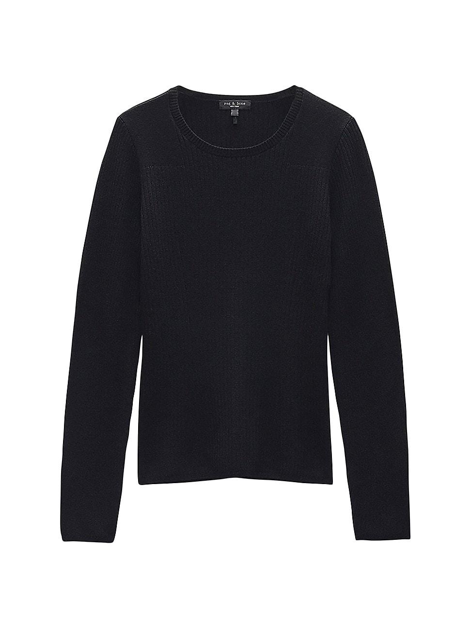 Womens Audrina Rib-Knit Top Product Image